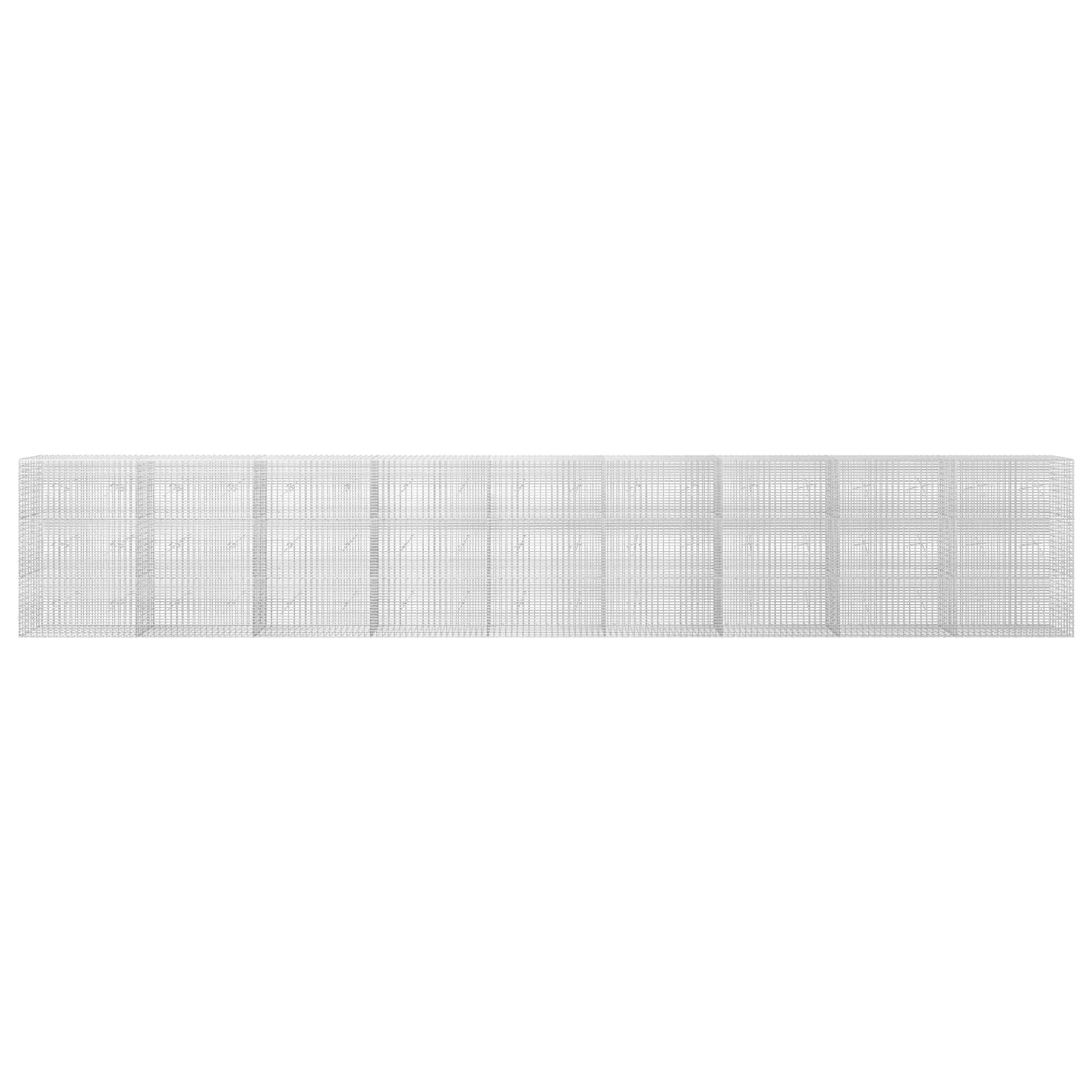 Γκαμπιόν με σύρμα 5 mm και πλέγμα 5x2,5 cm 900x20x150 εκ. - Image 3