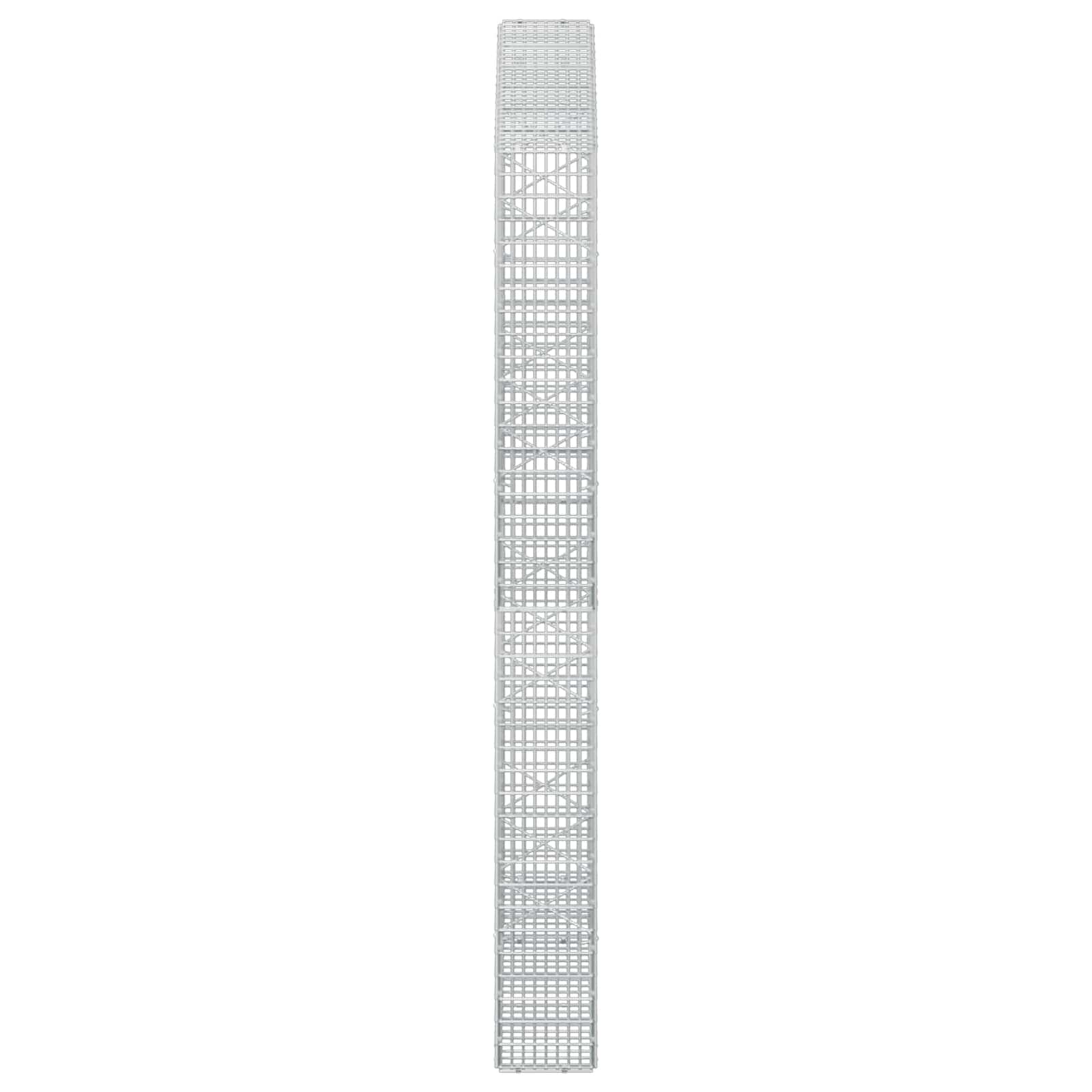 Γκαμπιόν με σύρμα 5 mm και πλέγμα 5x2,5 cm 150x20x200 εκ - Image 4