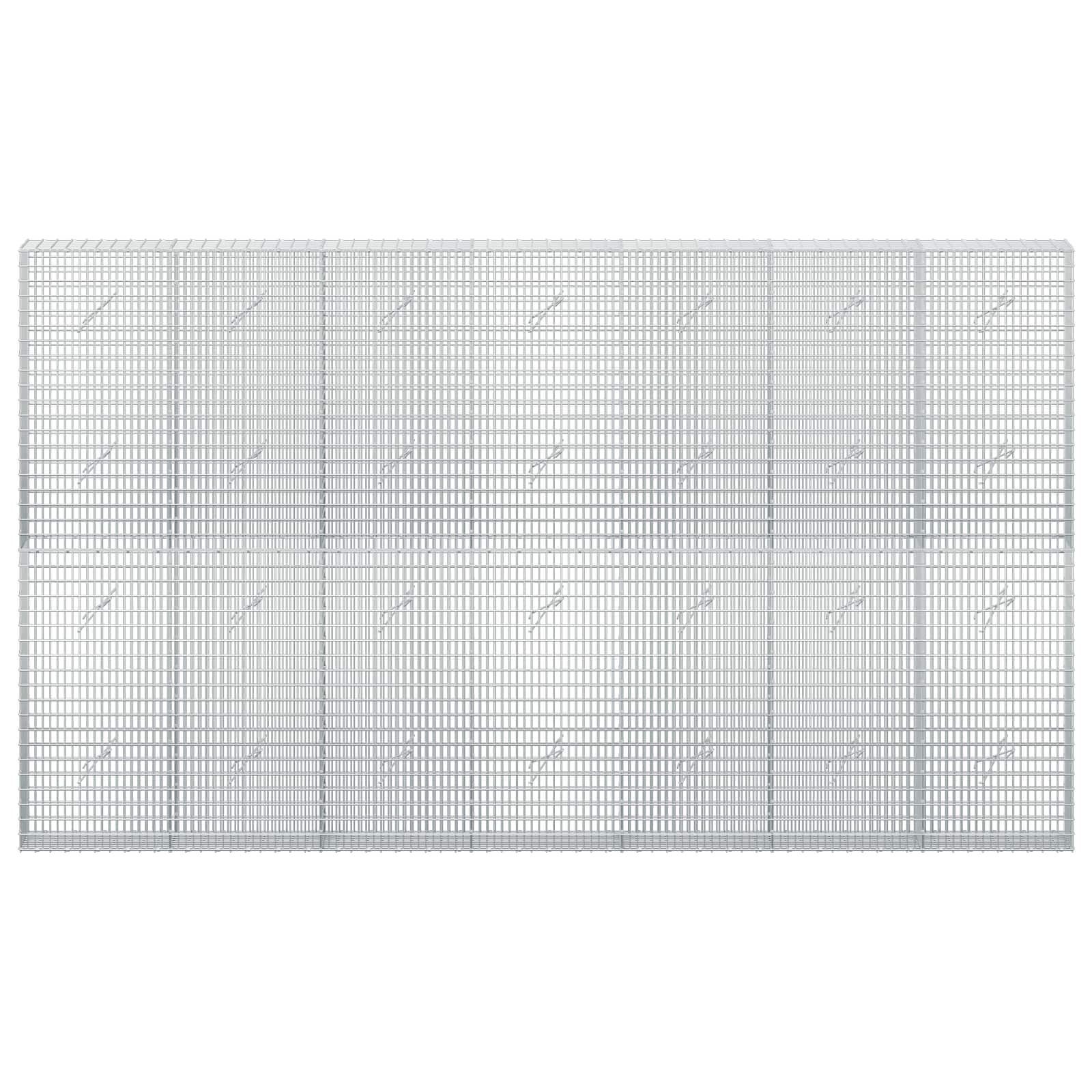 Γκαμπιόν με σύρμα 5 mm και πλέγμα 5x2,5 cm 350x20x200 εκ. - Image 3