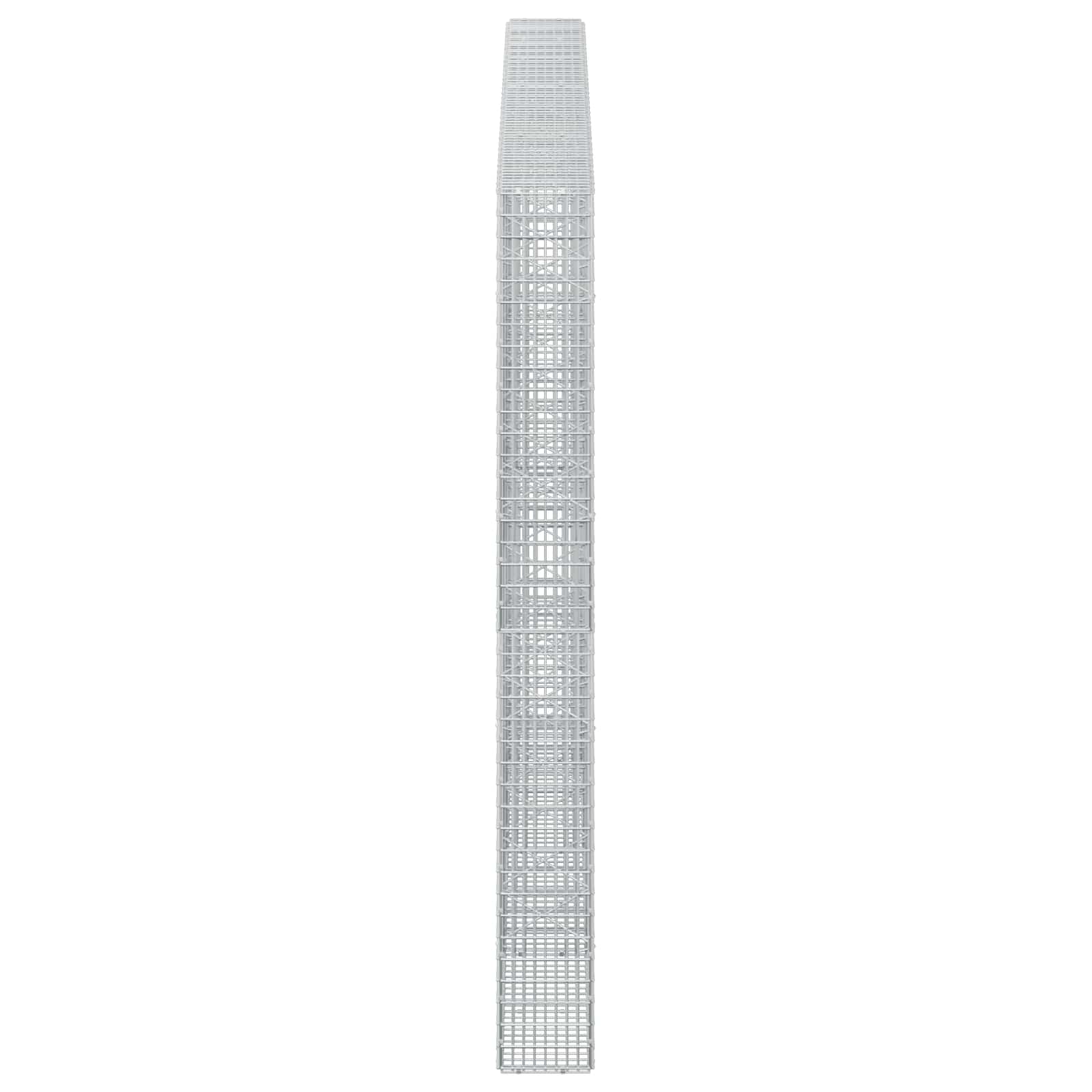 Γκαμπιόν με σύρμα 5 mm και πλέγμα 5x2,5 cm 350x20x200 εκ. - Image 4