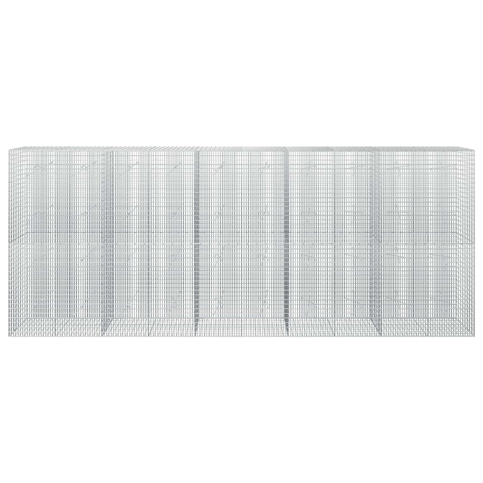 Γκαμπιόν με σύρμα 5 mm και πλέγμα 5x2,5 cm 500x20x200 εκ - Image 3