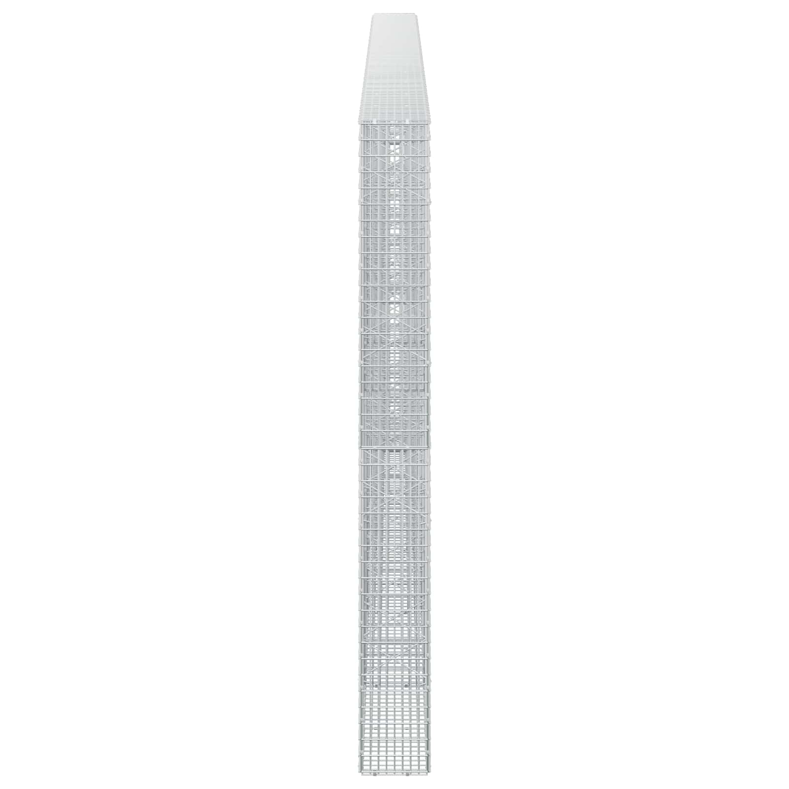 Γκαμπιόν με σύρμα 5 mm και πλέγμα 5x2,5 cm 600x20x200 εκ - Image 4