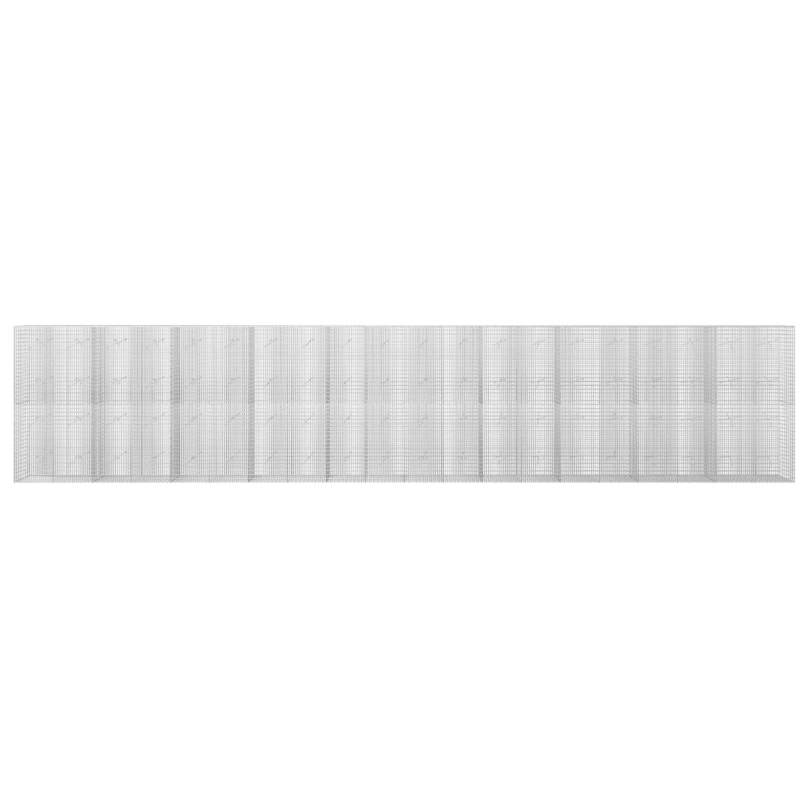 Γκαμπιόν με σύρμα 5 mm και πλέγμα 5x2,5 cm 1000x20x200 εκ. - Image 3