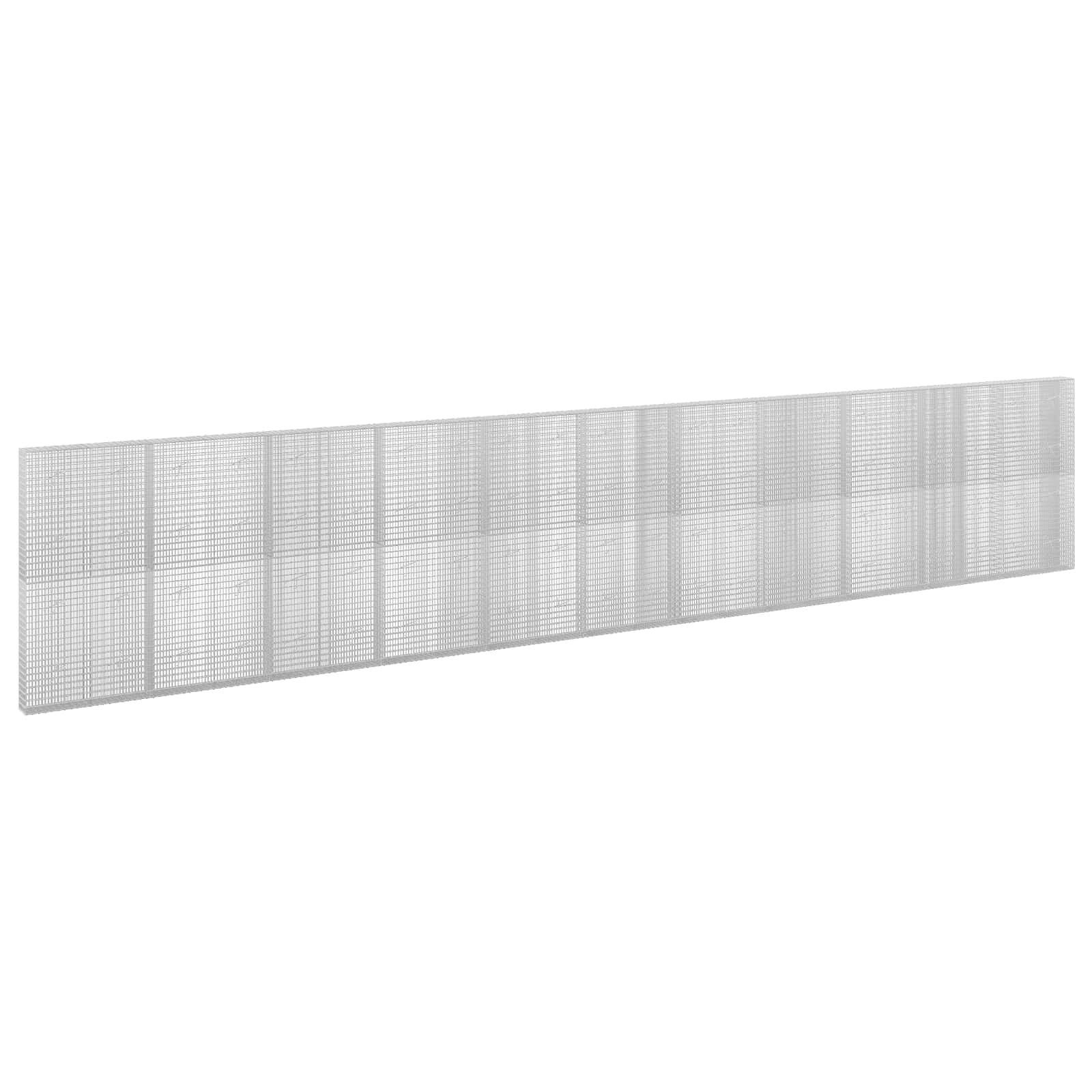 Γκαμπιόν με σύρμα 5 mm και πλέγμα 5x2,5 cm 1100x20x200 εκ - Image 2