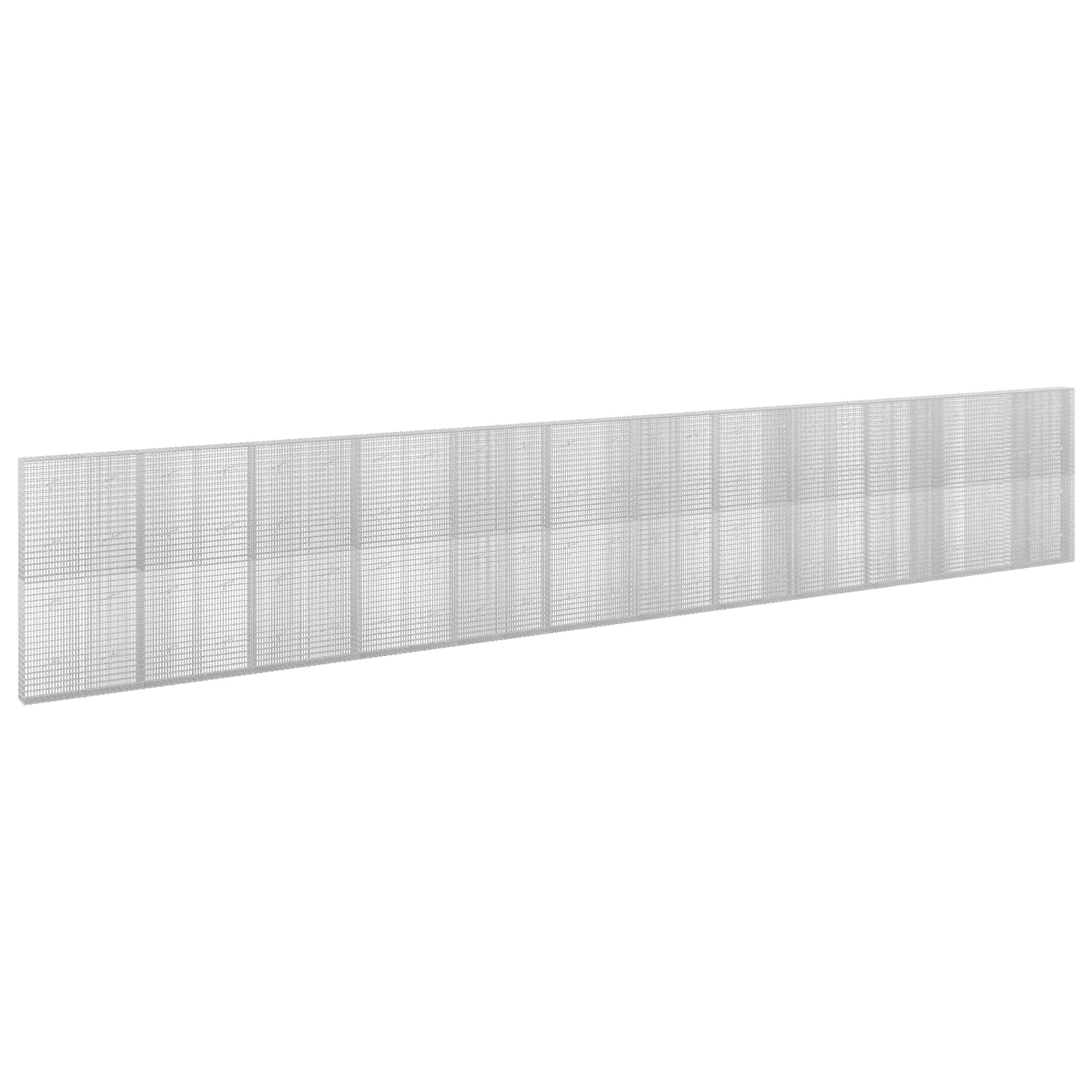 Γκαμπιόν με σύρμα 5 mm και πλέγμα 5x2,5 cm 1200x20x200 εκ - Image 2