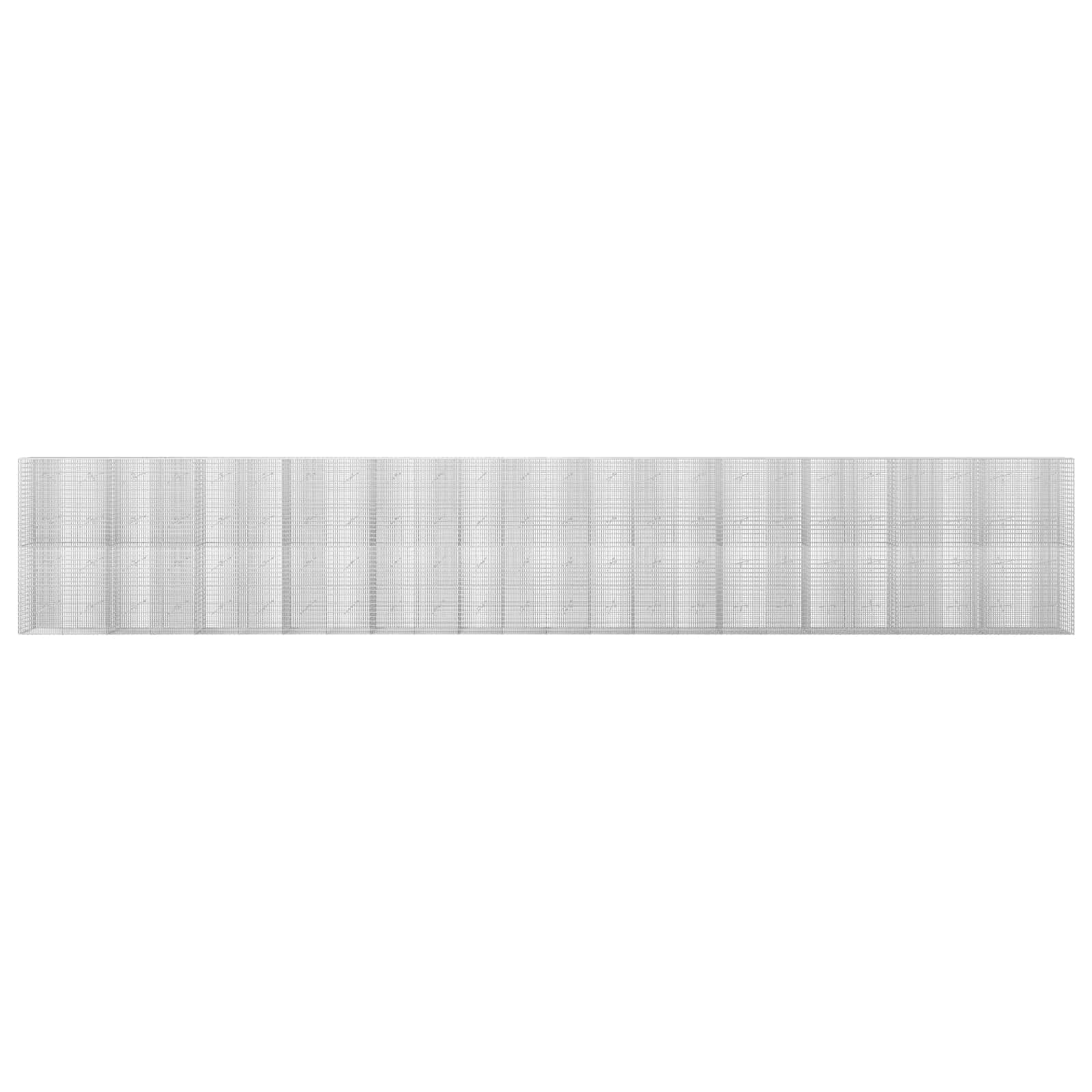 Γκαμπιόν με σύρμα 5 mm και πλέγμα 5x2,5 cm 1200x20x200 εκ - Image 3