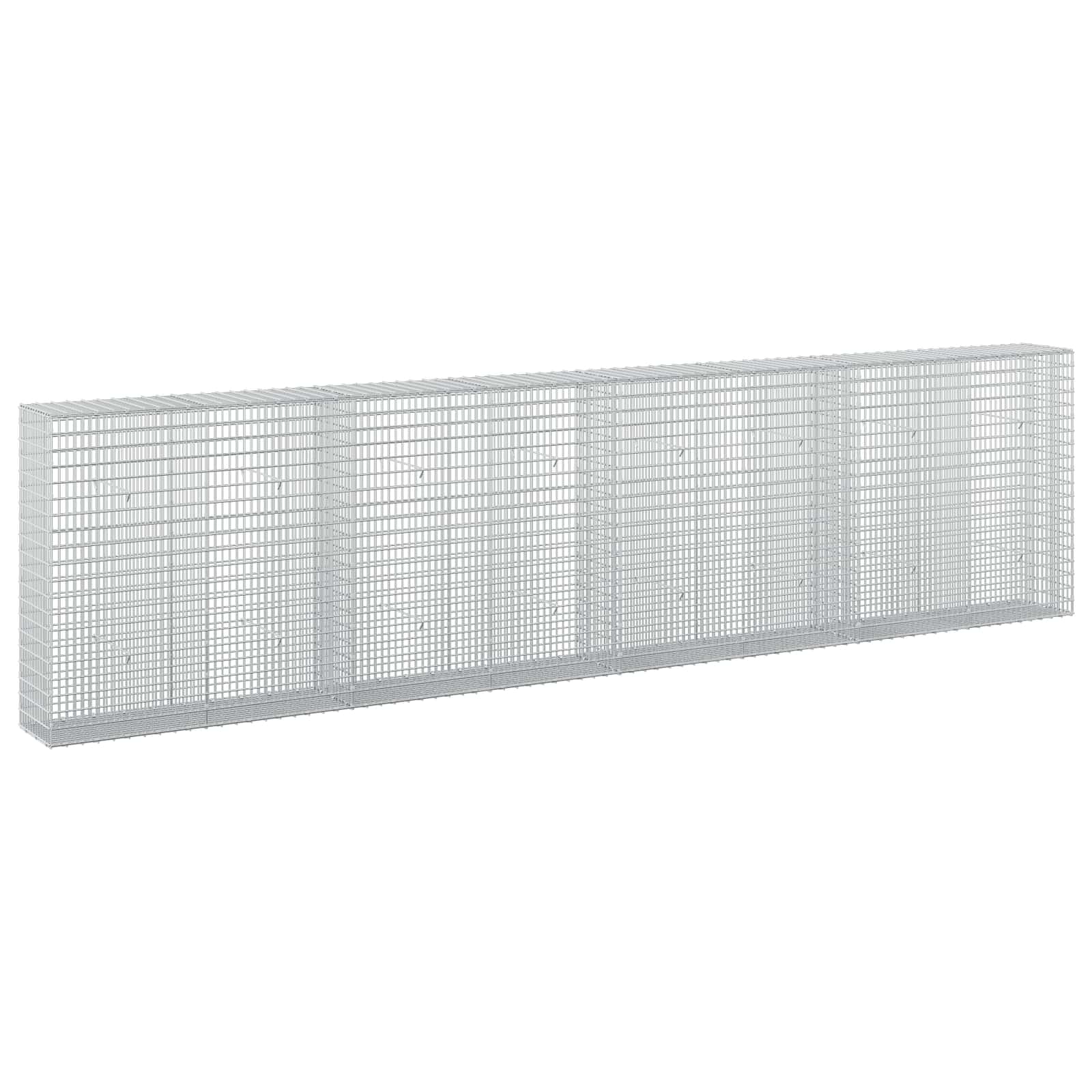 vidaXL Gabion s drátem 5 mm a síťkou 5x2,5 cm 400x30x100 cm