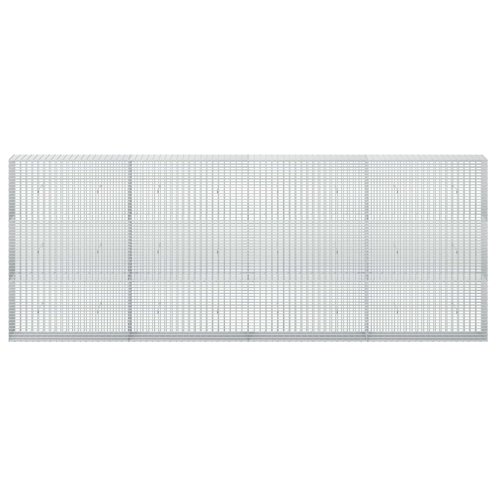 Gabion z žico 5 mm in mrežo 5x2,5 cm 400x30x150 cm
