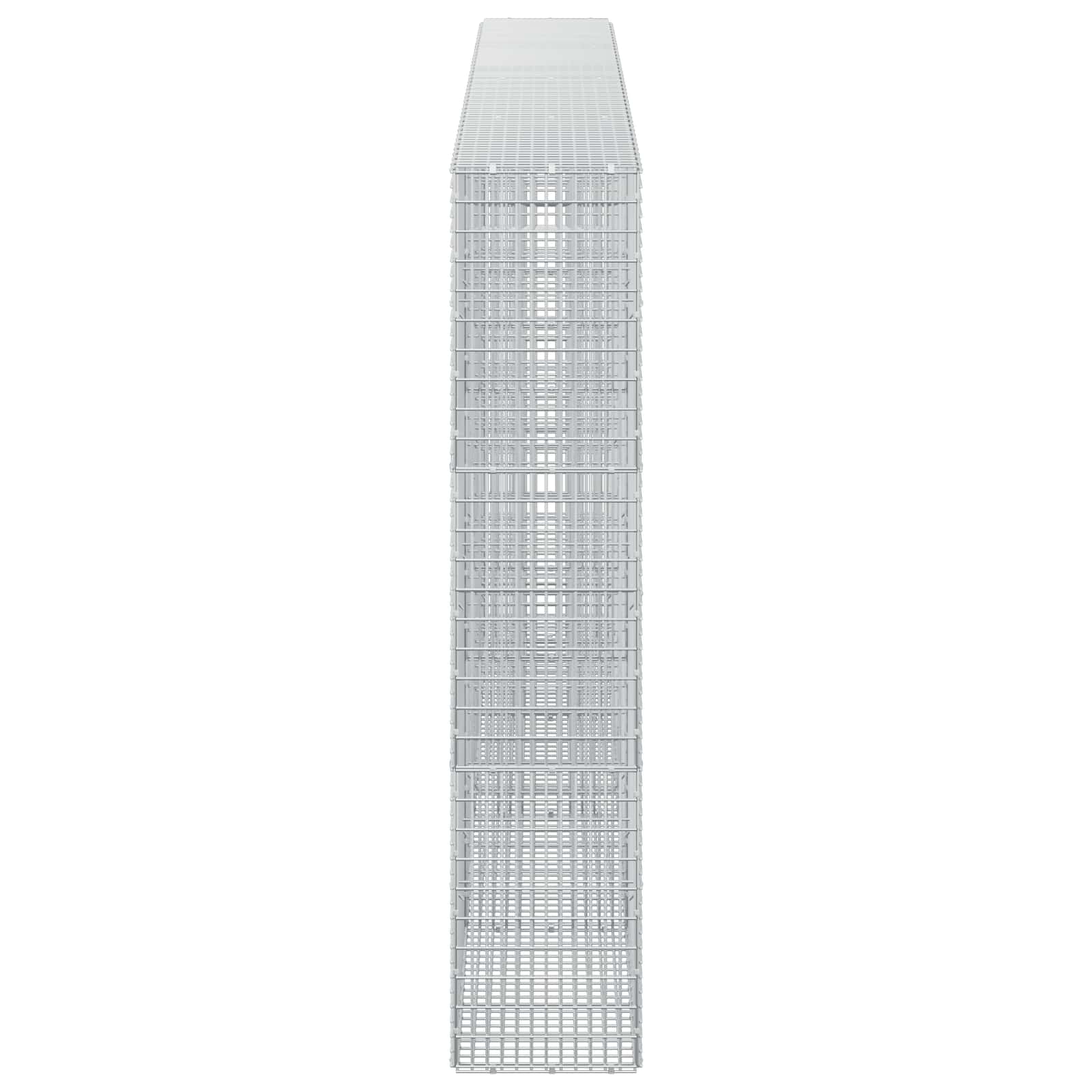 Gabion z žico 5 mm in mrežo 5x2,5 cm 400x30x150 cm