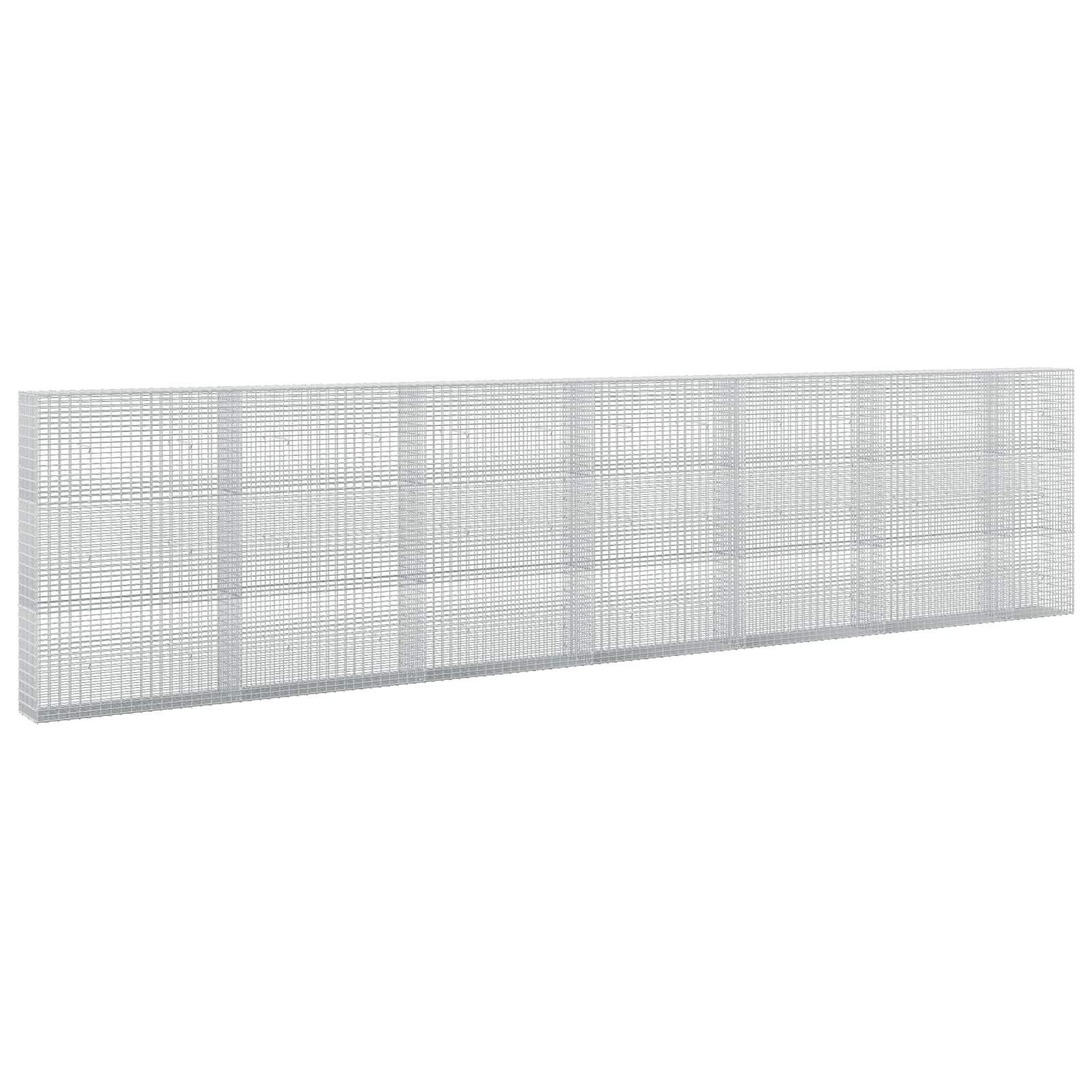 Gabion z žico 5 mm in mrežo 5x2,5 cm 650x30x150 cm