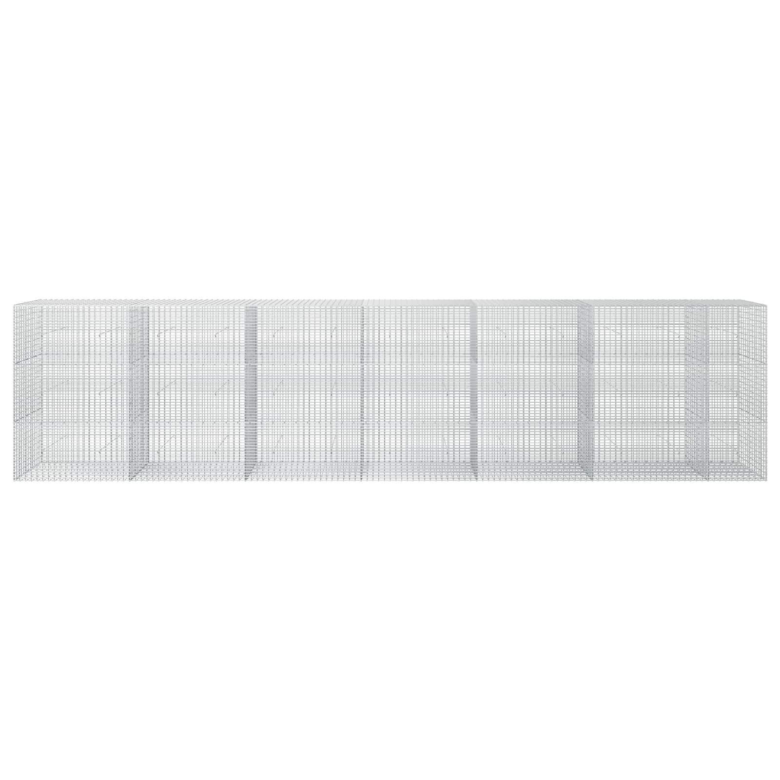 Gabion z žico 5 mm in mrežo 5x2,5 cm 650x30x150 cm