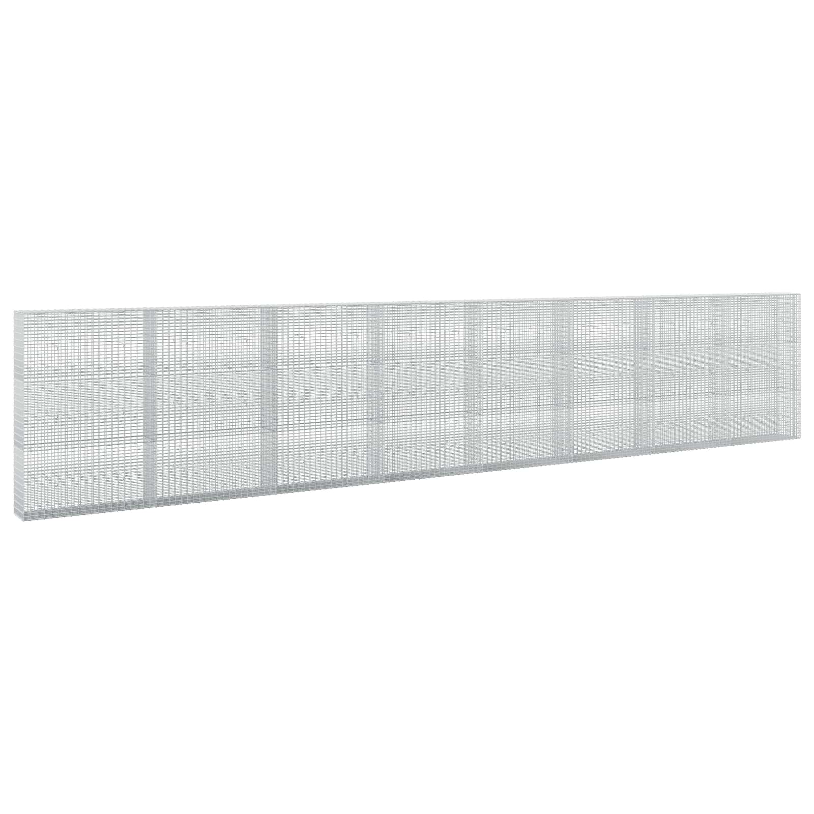 Γκαμπιόν με σύρμα 5 mm και πλέγμα 5x2,5 cm 800x30x150 εκ - Image 2