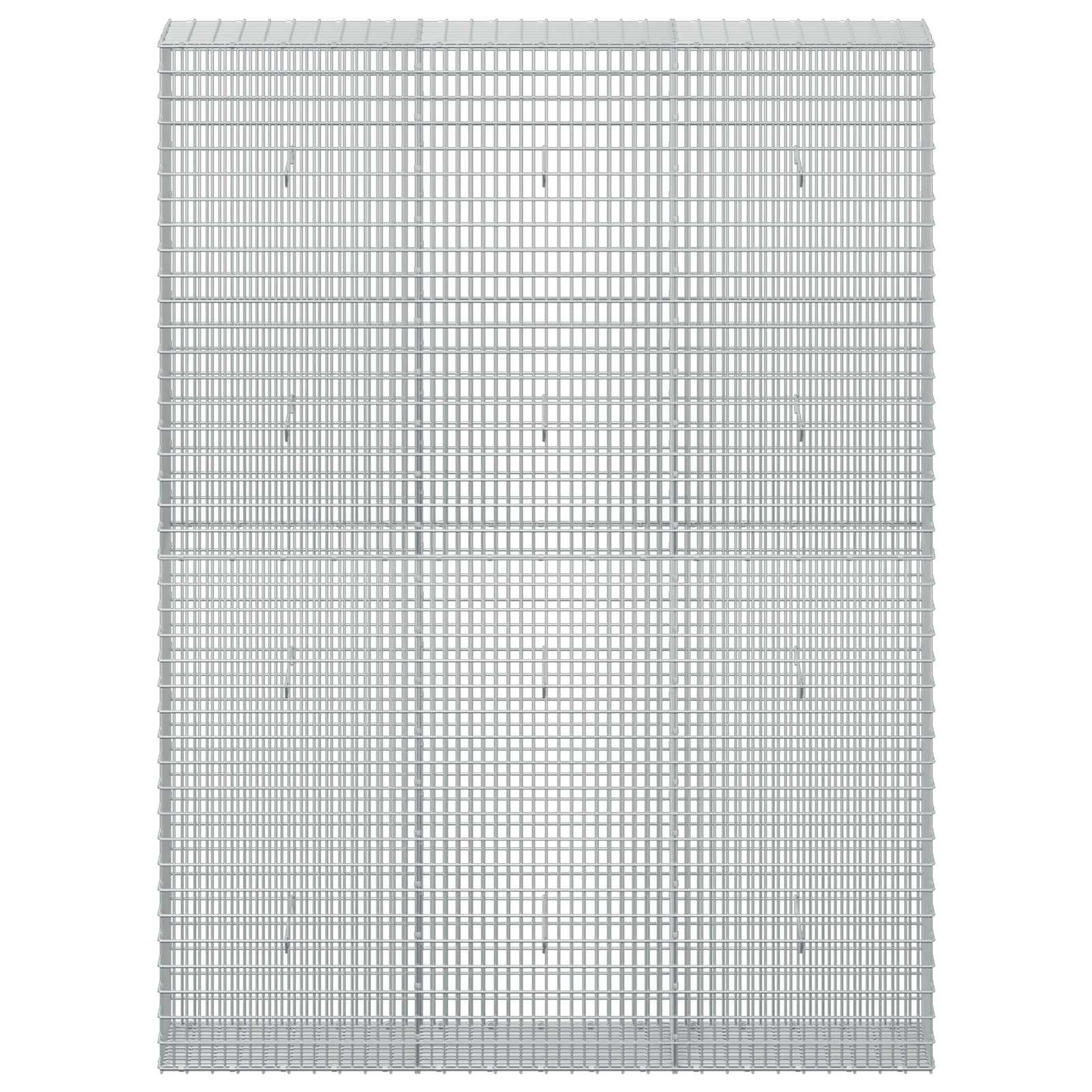 Γκαμπιόν με σύρμα 5 mm και πλέγμα 5x2,5 cm 150x30x200 εκ - Image 3