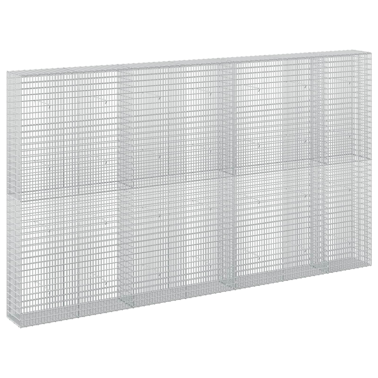 vidaXL Gabion s drátem 5 mm a síťkou 5x2,5 cm 350x30x200 cm