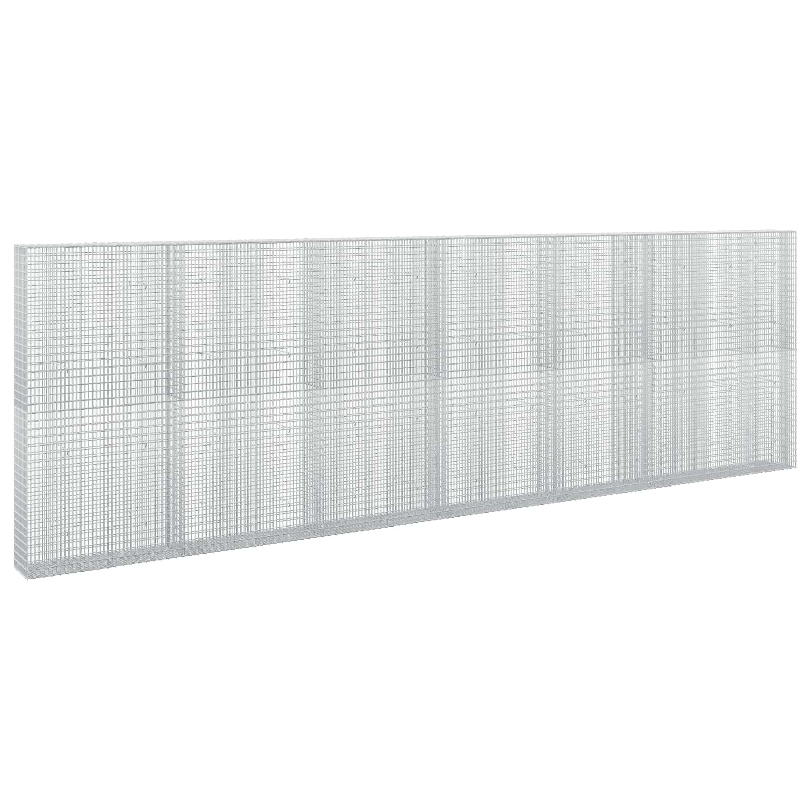 vidaXL Gabion s drátem 5 mm a síťkou 5x2,5 cm 650x30x200 cm