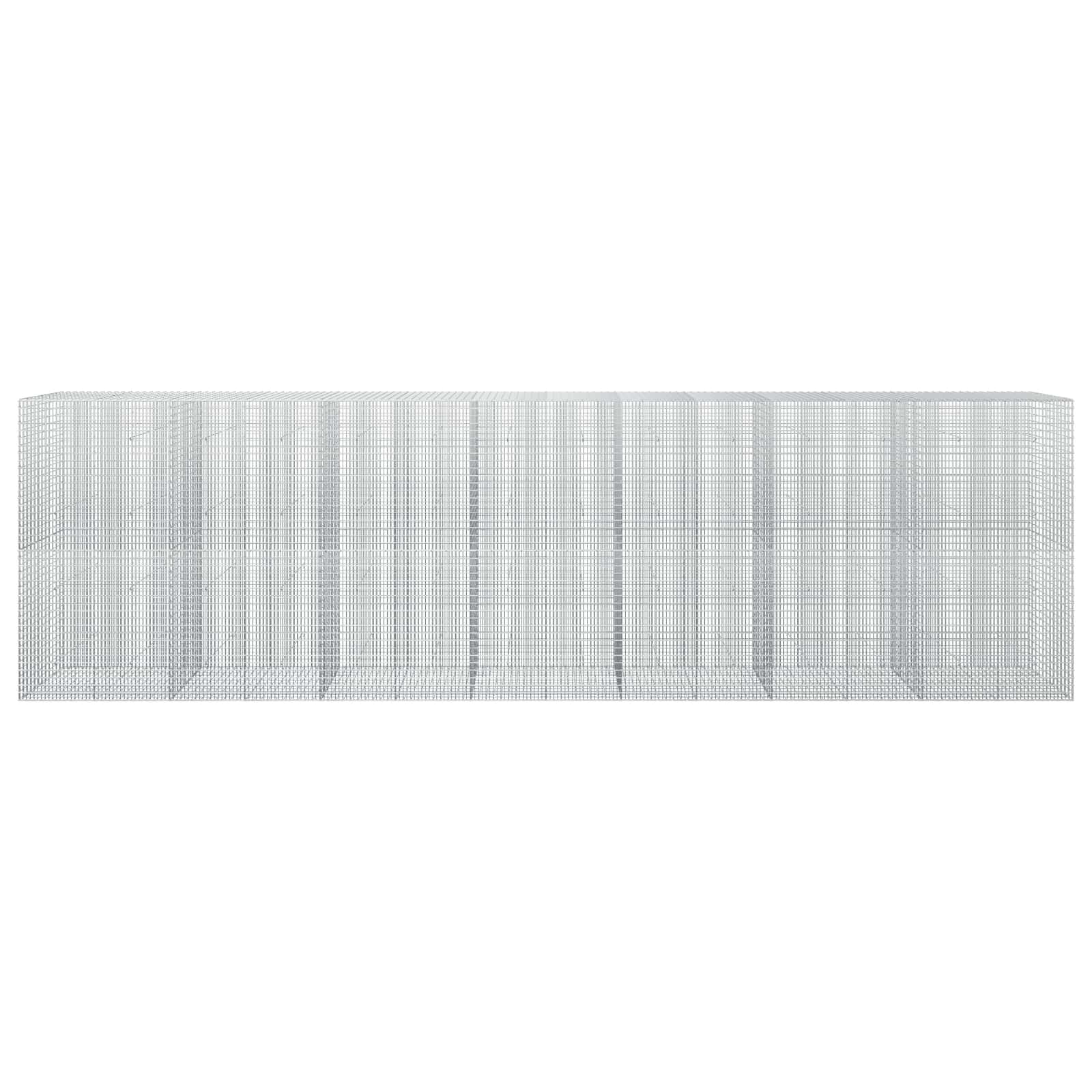 Γκαμπιόν με σύρμα 5 mm και πλέγμα 5x2,5 cm 700x30x200 εκ. - Image 3