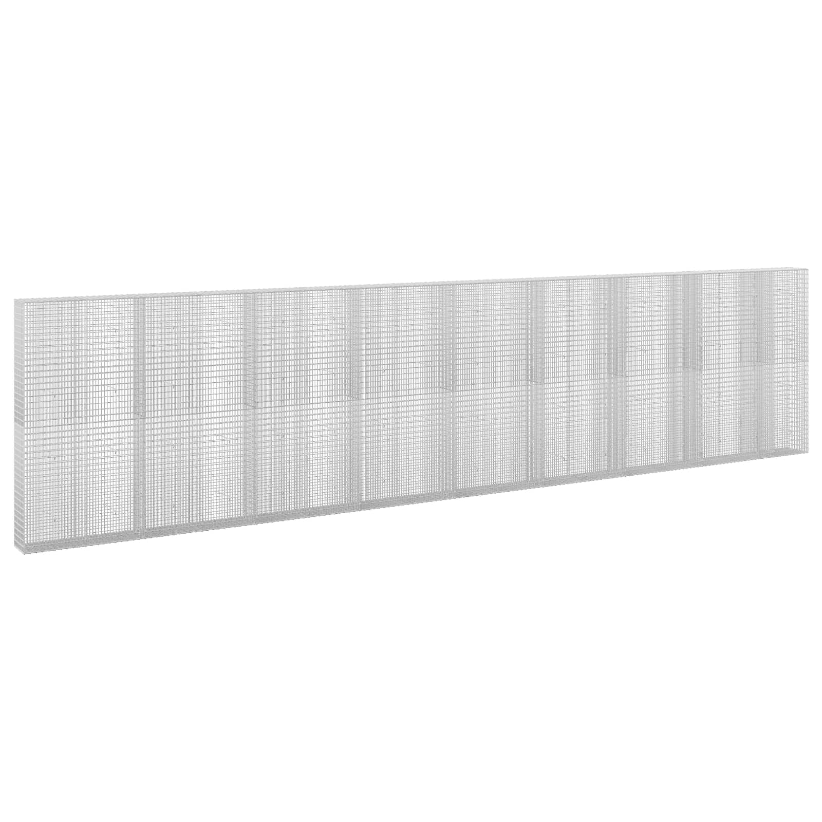 Γκαμπιόν με σύρμα 5 mm και πλέγμα 5x2,5 cm 850x30x200 εκ - Image 2