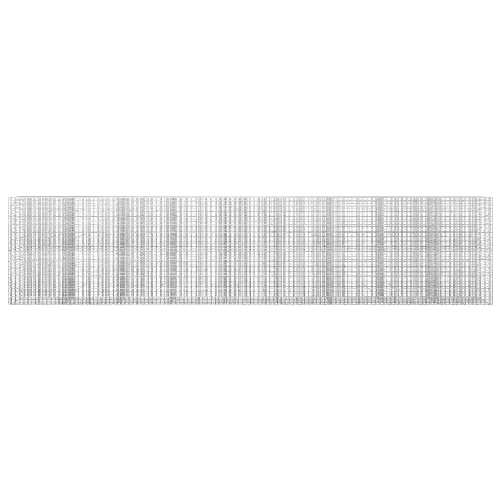 Γκαμπιόν με σύρμα 5 mm και πλέγμα 5x2,5 cm 900x30x200 εκ - Image 3