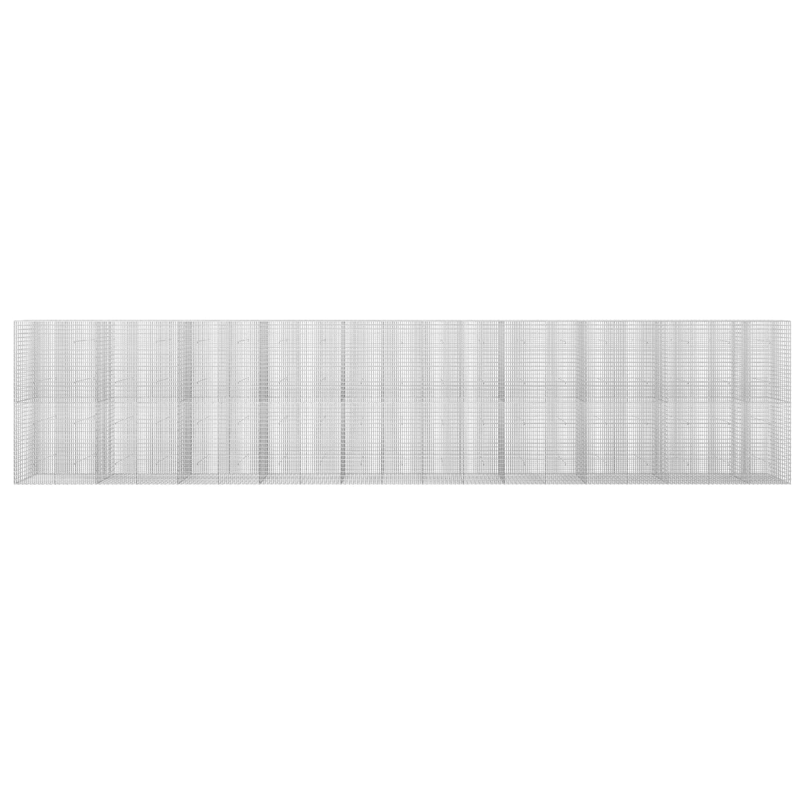 Γκαμπιόν με σύρμα 5 mm και πλέγμα 5x2,5 cm 950x30x200 εκ - Image 3