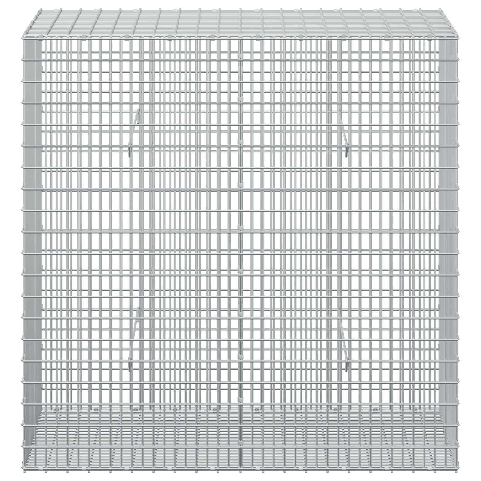 Γκαμπιόν με σύρμα 5 mm και πλέγμα 5x2,5 cm 100x50x100 εκ - Image 3