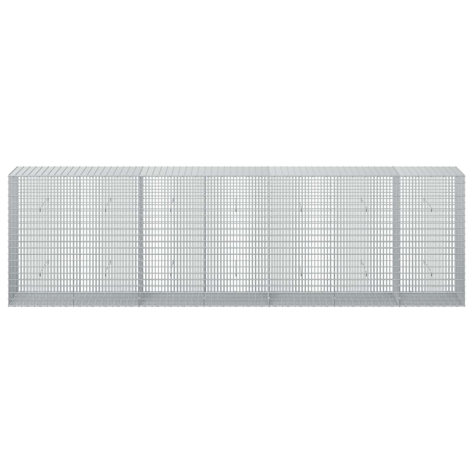 Γκαμπιόν με σύρμα 5 mm και πλέγμα 5x2,5 cm 350x50x100 εκ. - Image 3