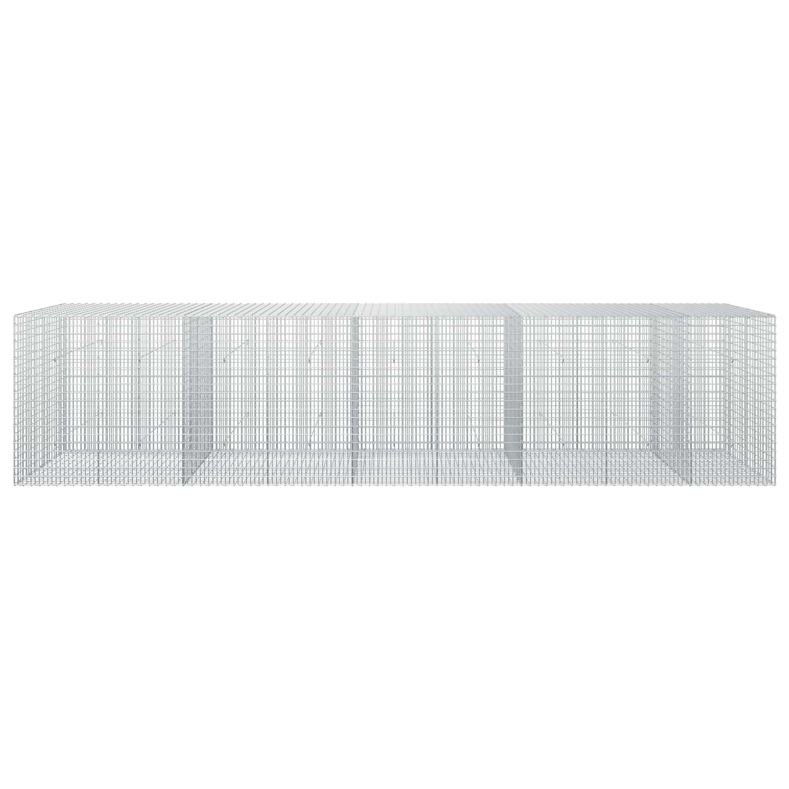 Γκαμπιόν με σύρμα 5 mm και πλέγμα 5x2,5 cm 450x50x100 εκ - Image 3