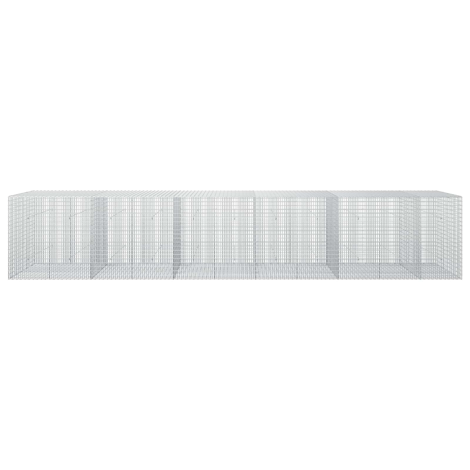 Γκαμπιόν με σύρμα 5 mm και πλέγμα 5x2,5 cm 550x50x100 εκ - Image 3