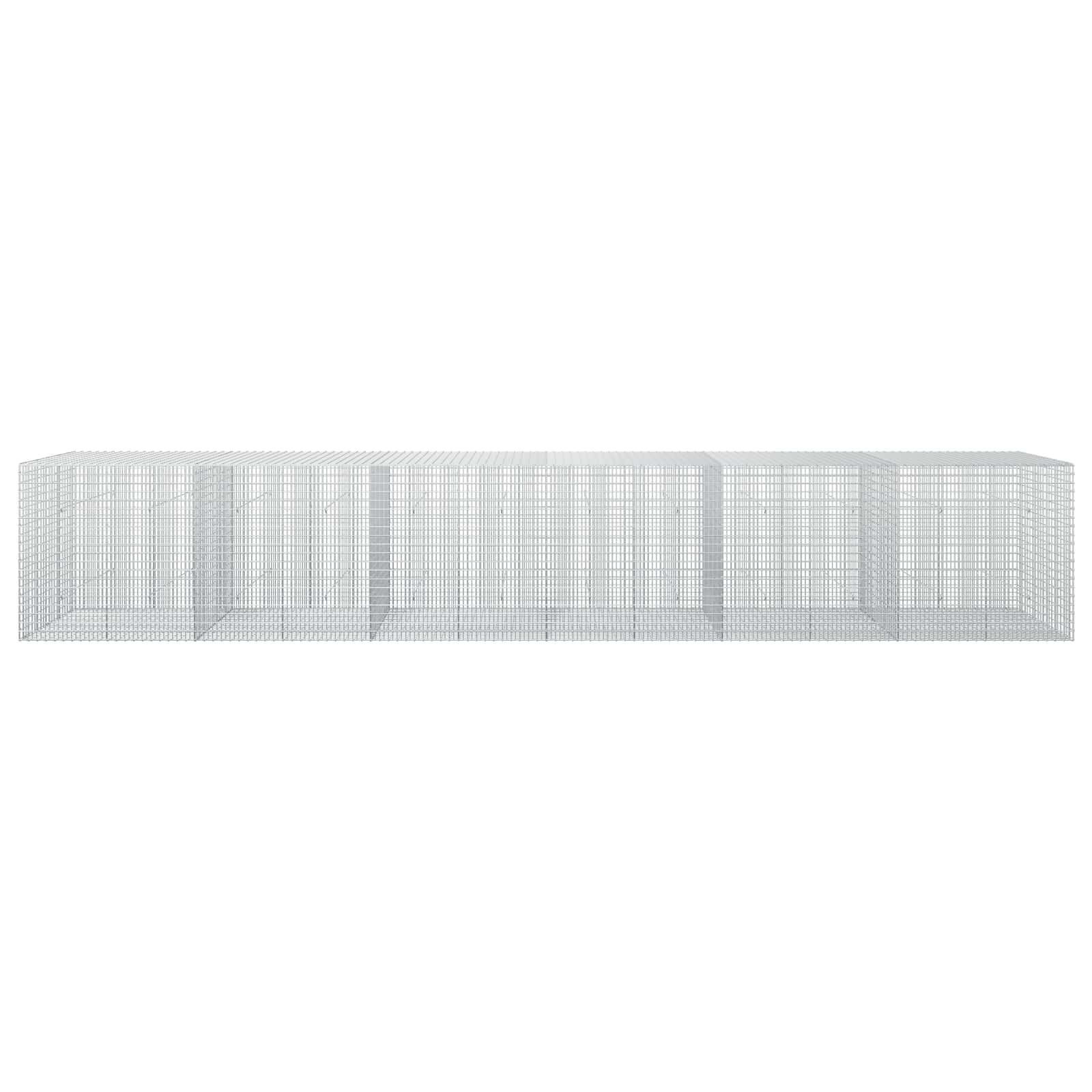 Γκαμπιόν με σύρμα 5 mm και πλέγμα 5x2,5 cm 600x50x100 εκ - Image 3