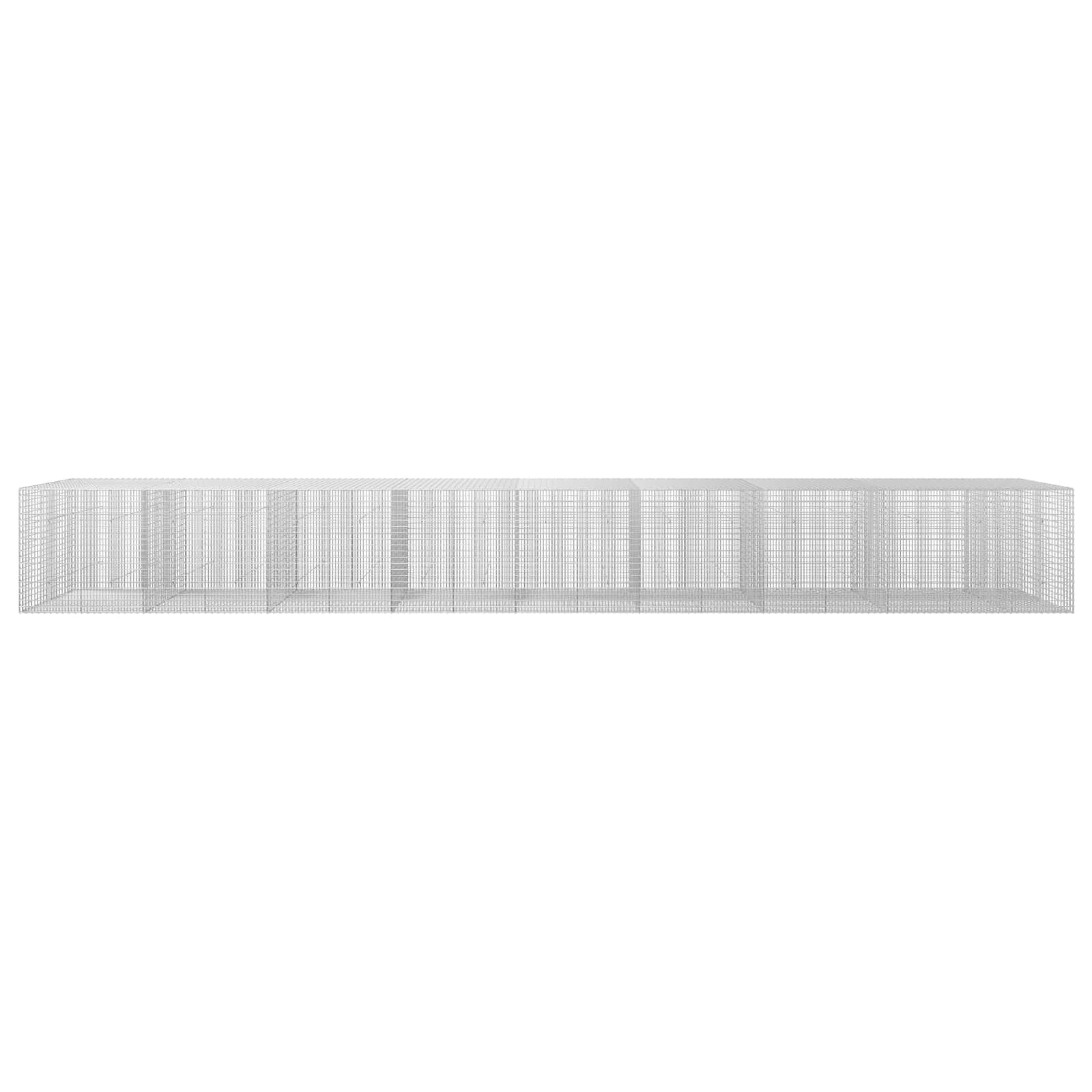 Γκαμπιόν με σύρμα 5 mm και πλέγμα 5x2,5 cm 850x50x100 εκ - Image 3