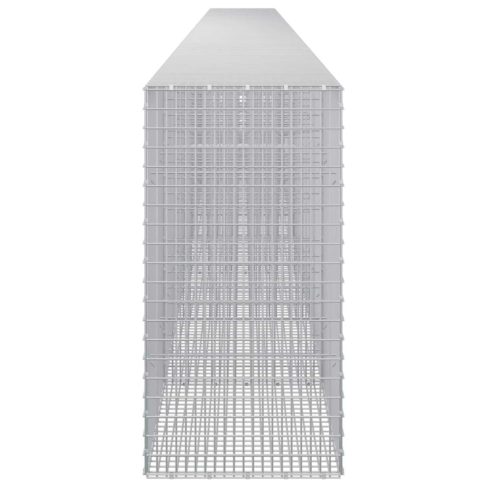 Γκαμπιόν με σύρμα 5 mm και πλέγμα 5x2,5 cm 900x50x100 εκ - Image 4