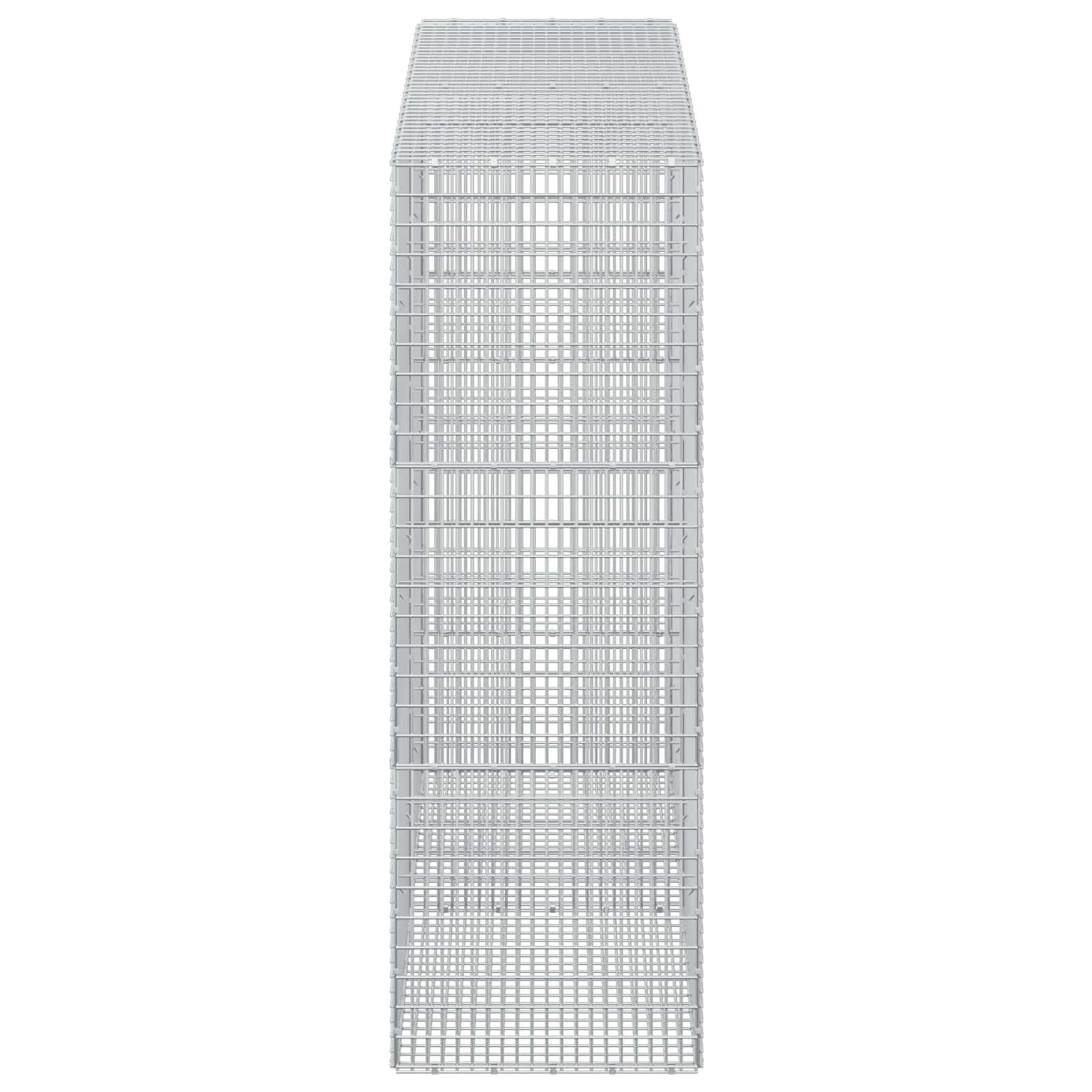 Γκαμπιόν με σύρμα 5 mm και πλέγμα 5x2,5 cm 200x50x150 εκ - Image 4