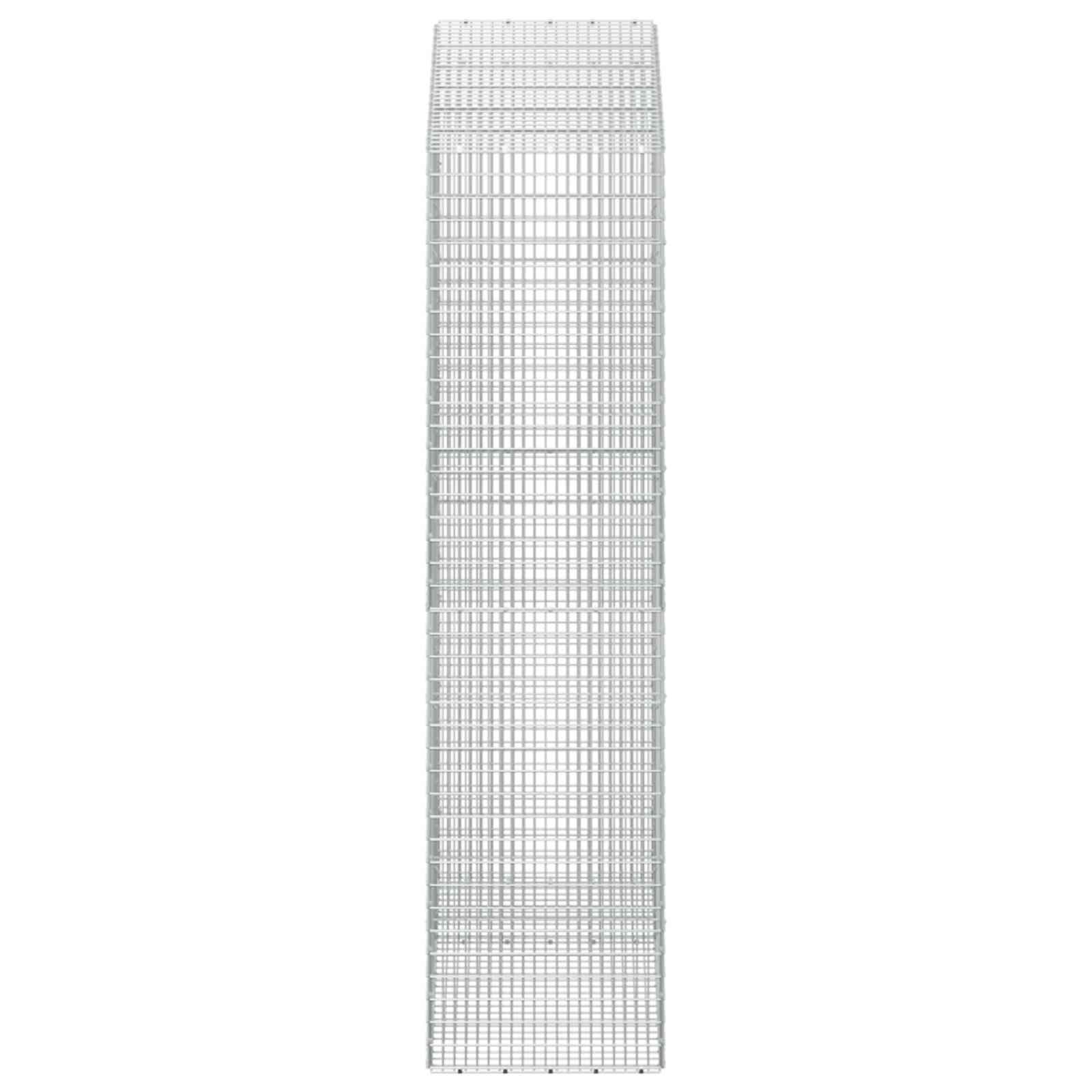 Γκαμπιόν με σύρμα 5 mm και πλέγμα 5x2,5 cm 150x50x200 εκ - Image 4