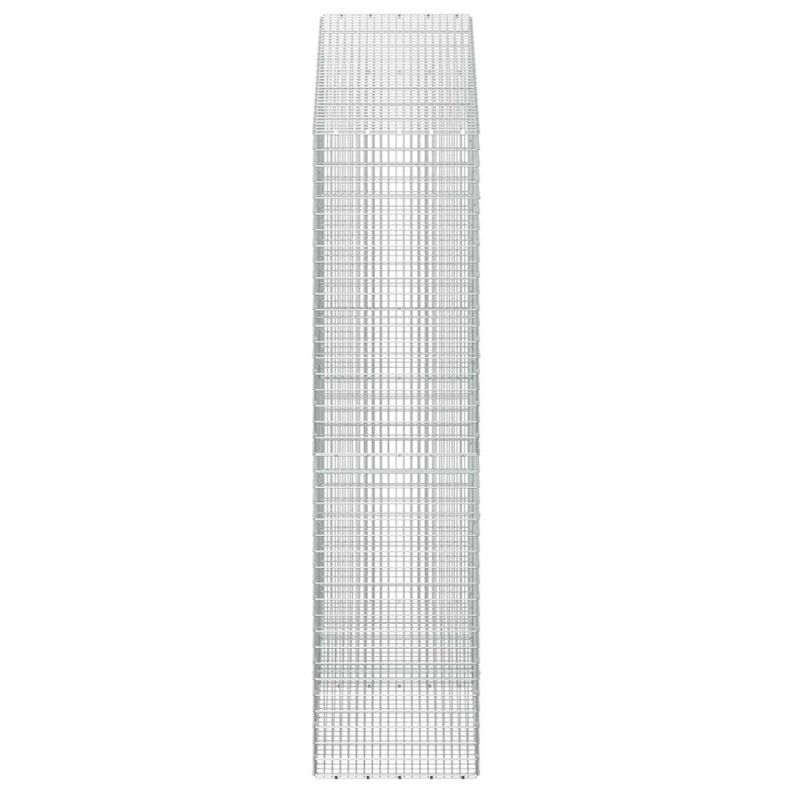 Γκαμπιόν με σύρμα 5 mm και πλέγμα 5x2,5 cm 200x50x200 εκ - Image 4