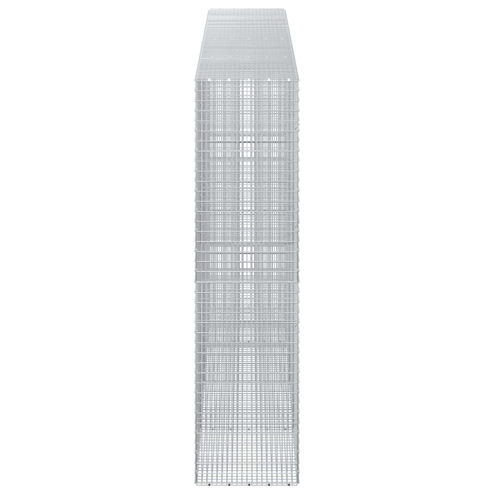 Γκαμπιόν με σύρμα 5 mm και πλέγμα 5x2,5 cm 400x50x200 εκ - Image 4