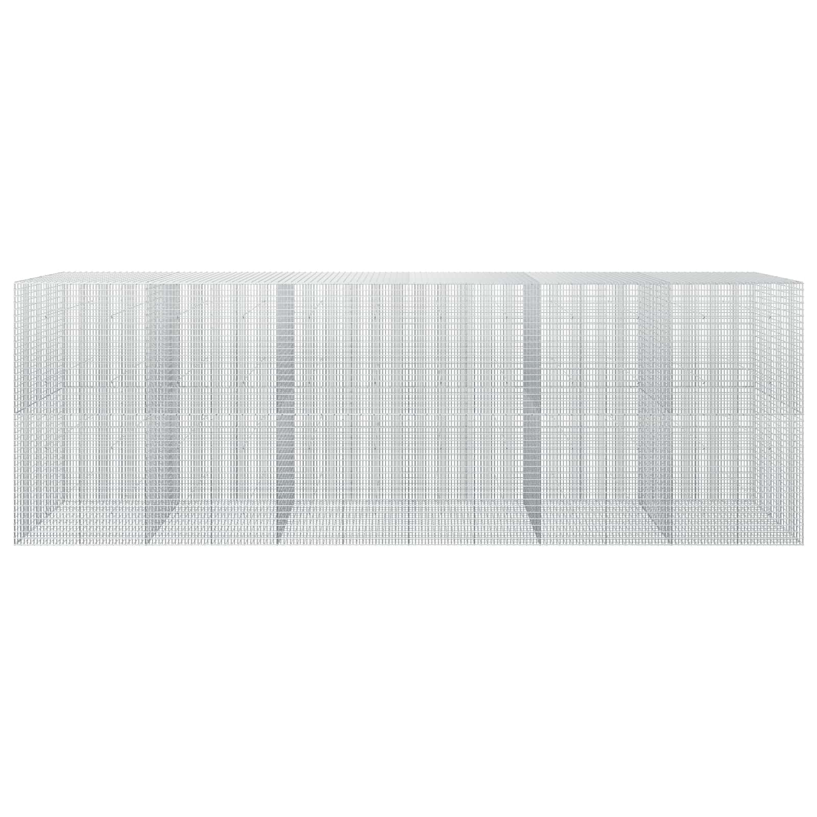 Gabion z žico 5 mm in mrežo 5x2,5 cm 600x50x200 cm