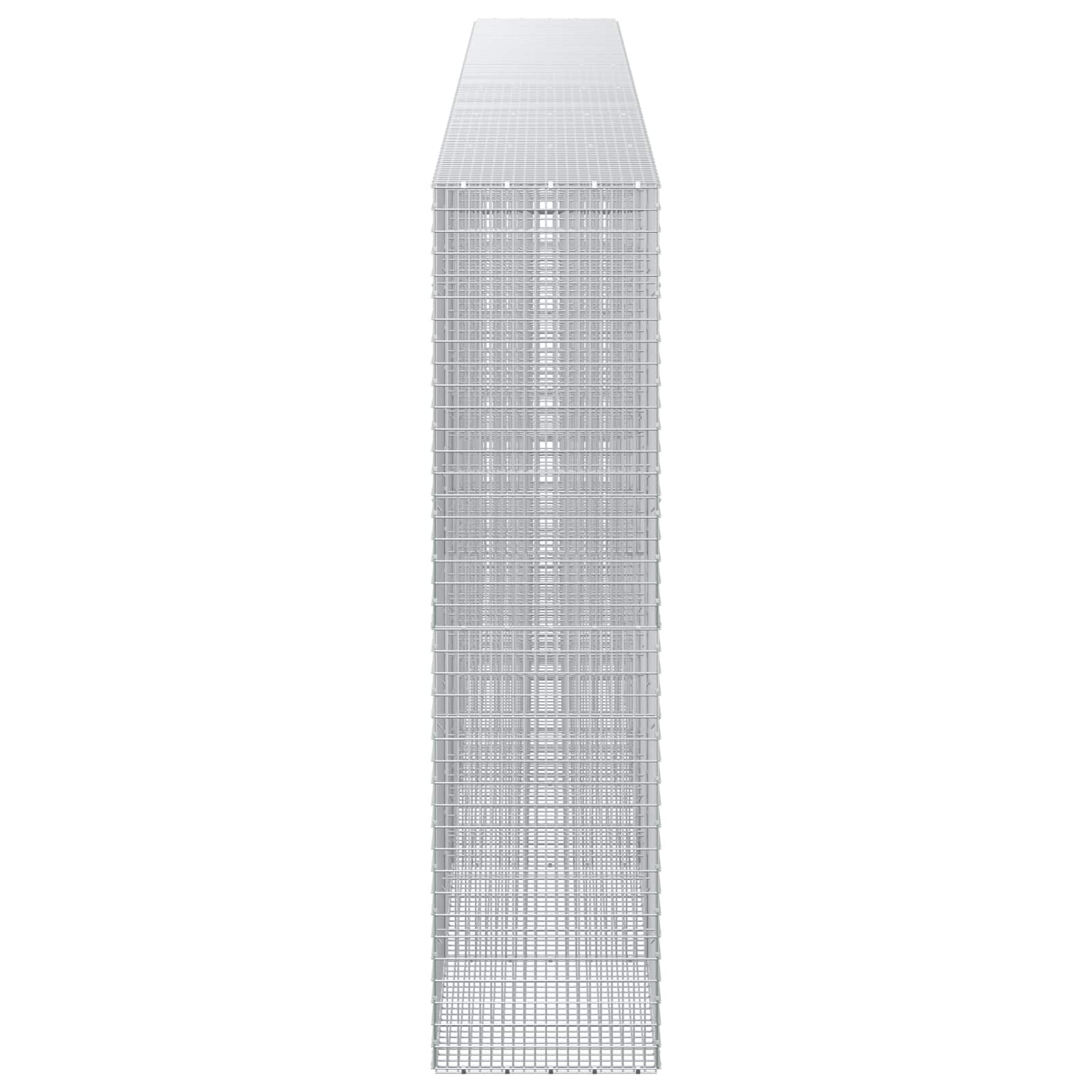 Γκαμπιόν με σύρμα 5 mm και πλέγμα 5x2,5 cm 650x50x200 εκ - Image 4