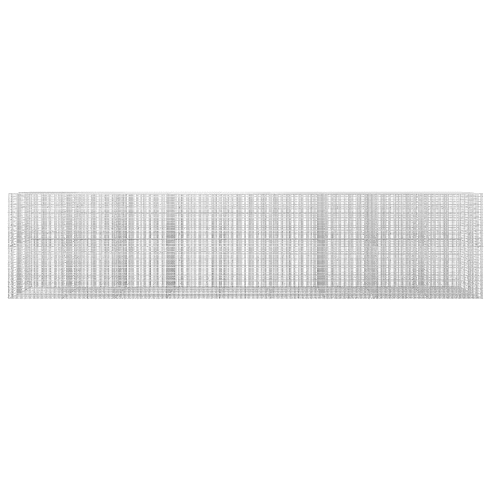 Γκαμπιόν με σύρμα 5 mm και πλέγμα 5x2,5 cm 900x50x200 εκ - Image 3