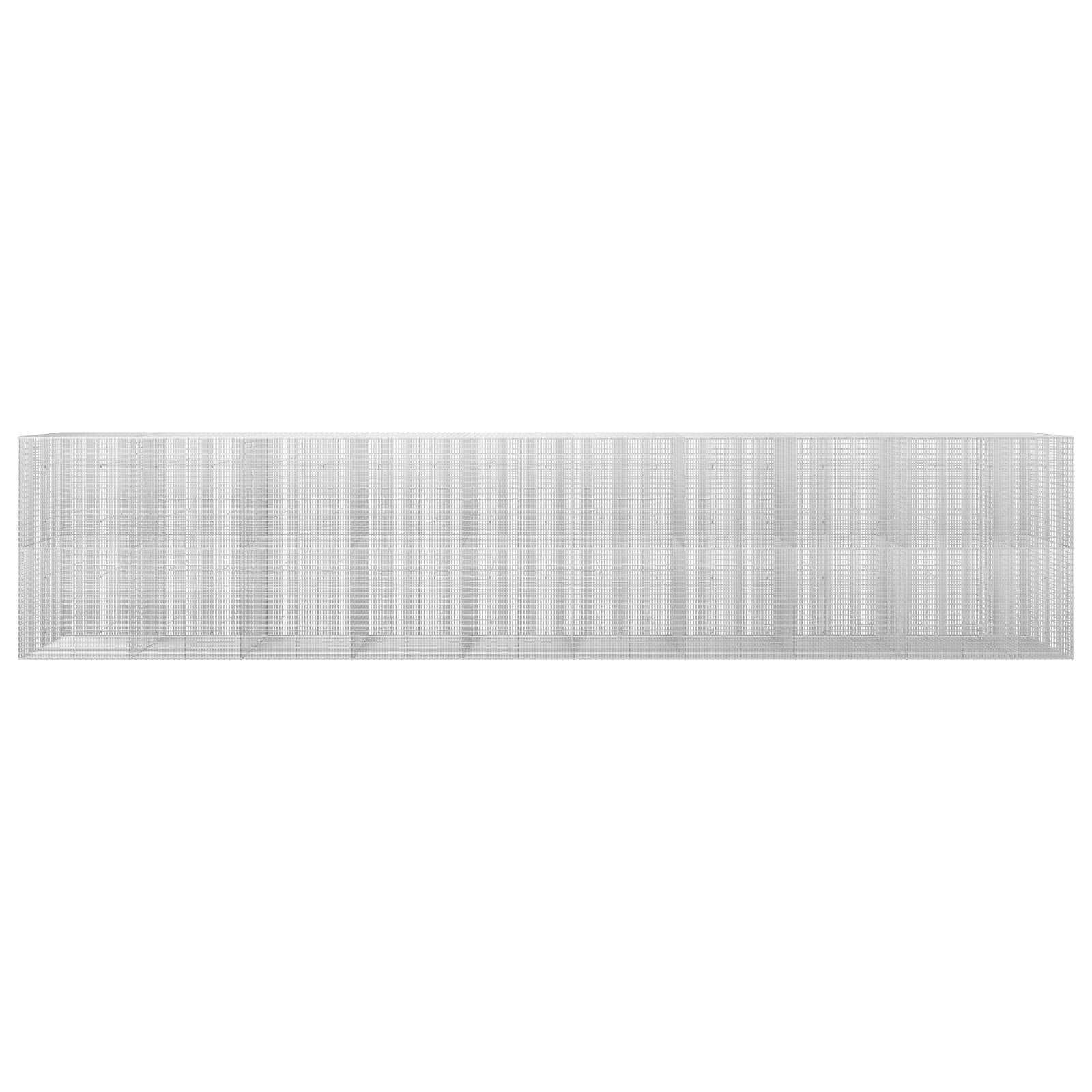 Γκαμπιόν με σύρμα 5 mm και πλέγμα 5x2,5 cm 950x50x200 εκ - Image 3