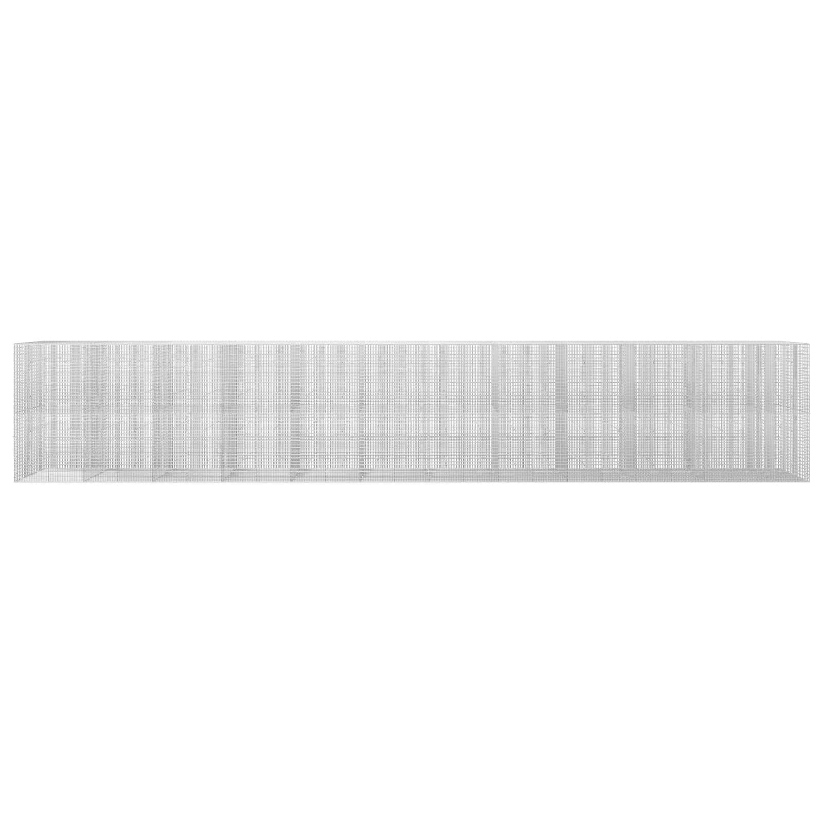 Γκαμπιόν με σύρμα 5 mm και πλέγμα 5x2,5 cm 1150x50x200 εκ - Image 3