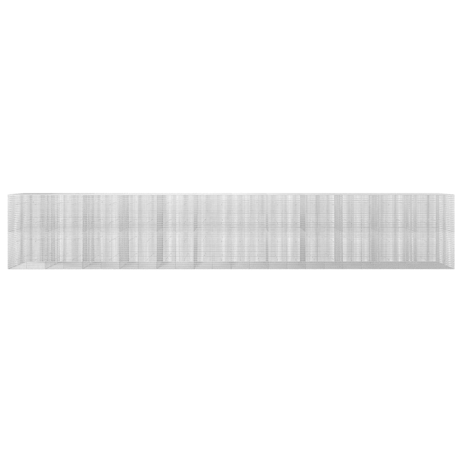 Γκαμπιόν με σύρμα 5 mm και πλέγμα 5x2,5 cm 1200x50x200 εκ - Image 3