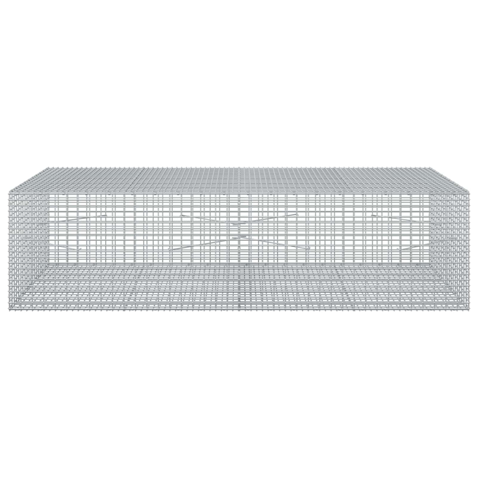 Gabion z žico 5 mm in mrežo 5x2,5 cm 200x100x50 cm