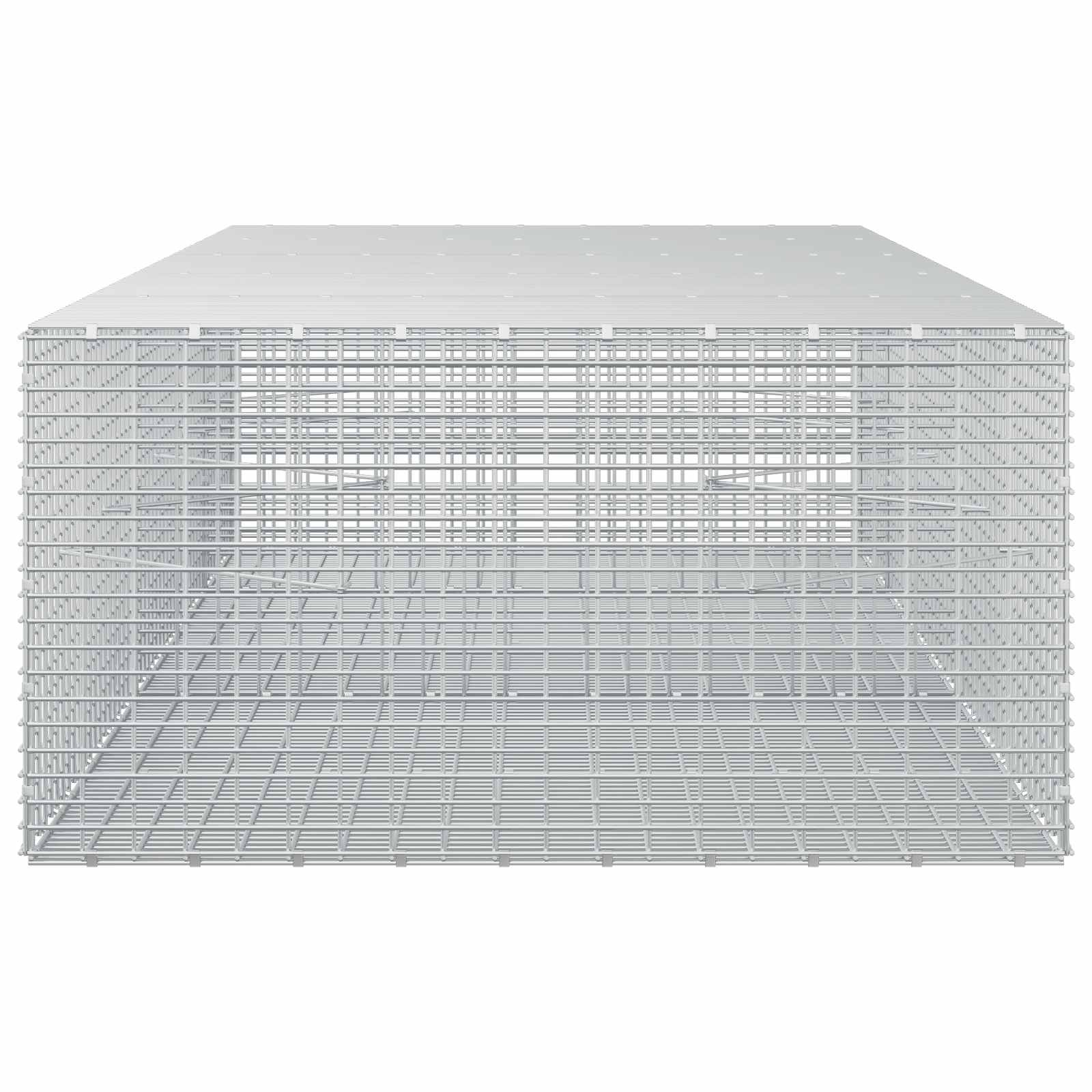 Gabion z žico 5 mm in mrežo 5x2,5 cm 250x100x50 cm