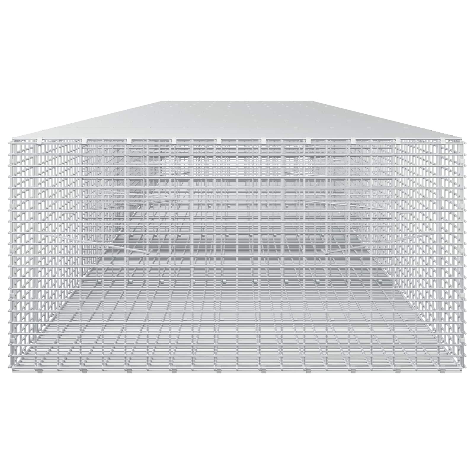 Gabion z žico 5 mm in mrežo 5x2,5 cm 450x100x50 cm