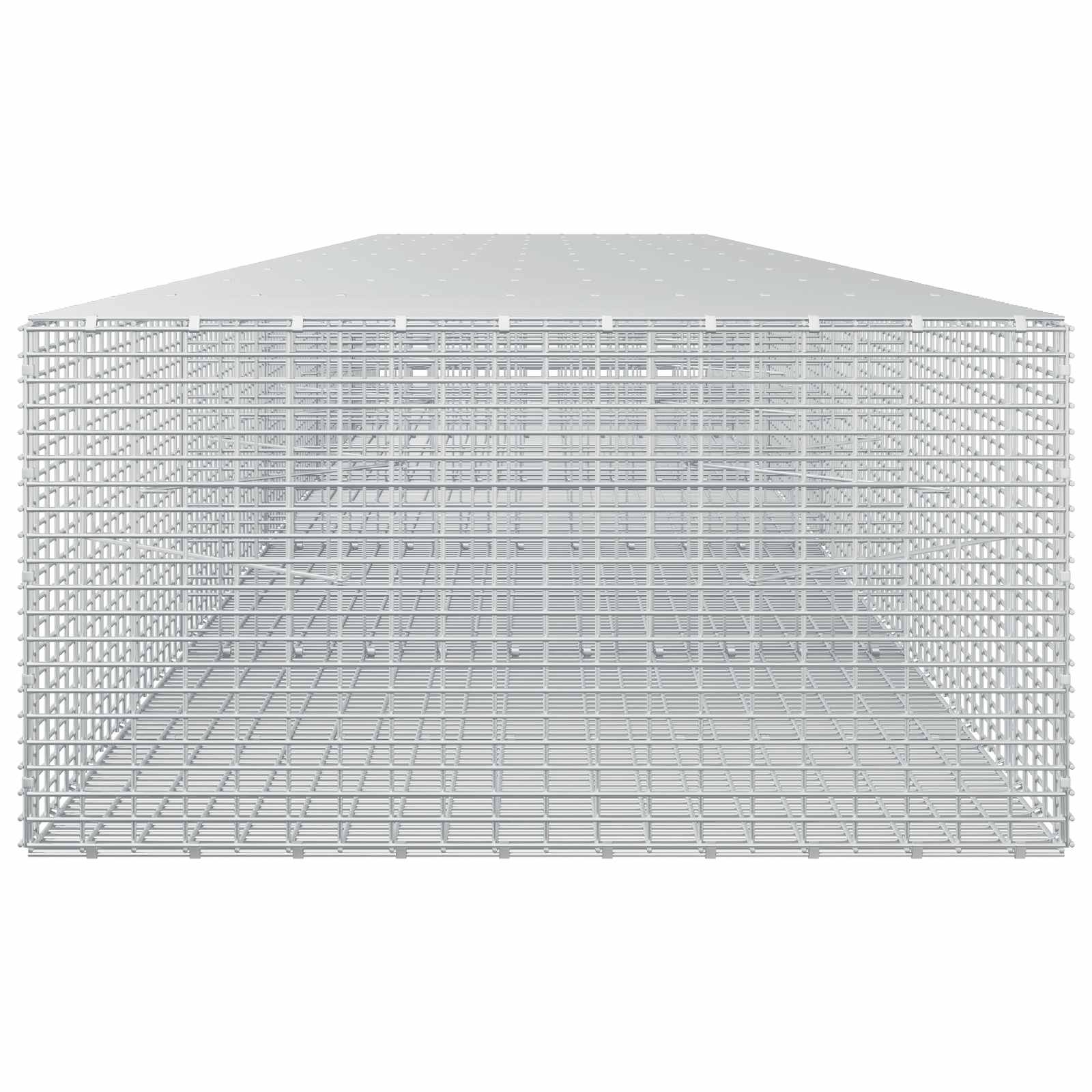 Gabion z žico 5 mm in mrežo 5x2,5 cm 500x100x50 cm