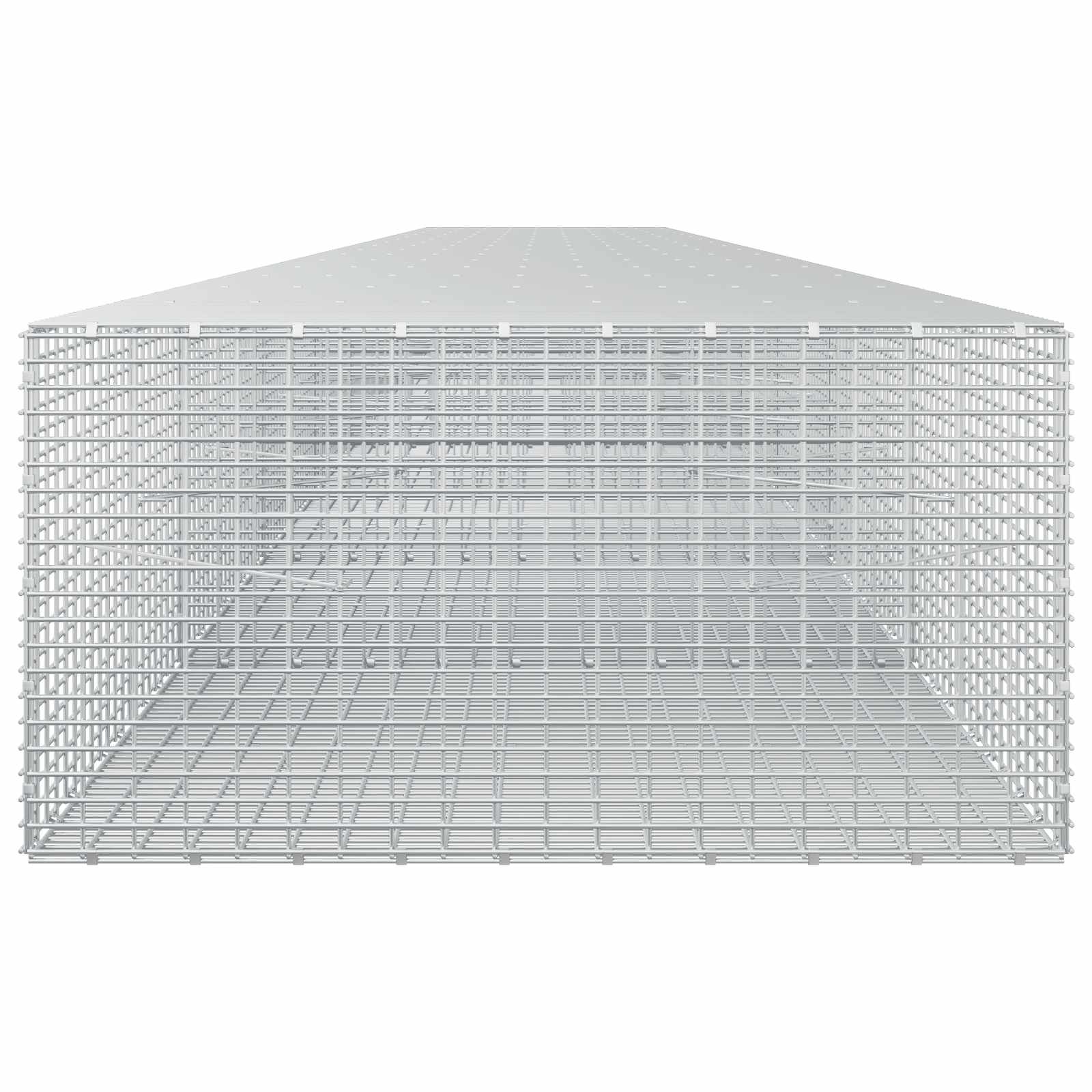 Gabion z žico 5 mm in mrežo 5x2,5 cm 800x100x50 cm