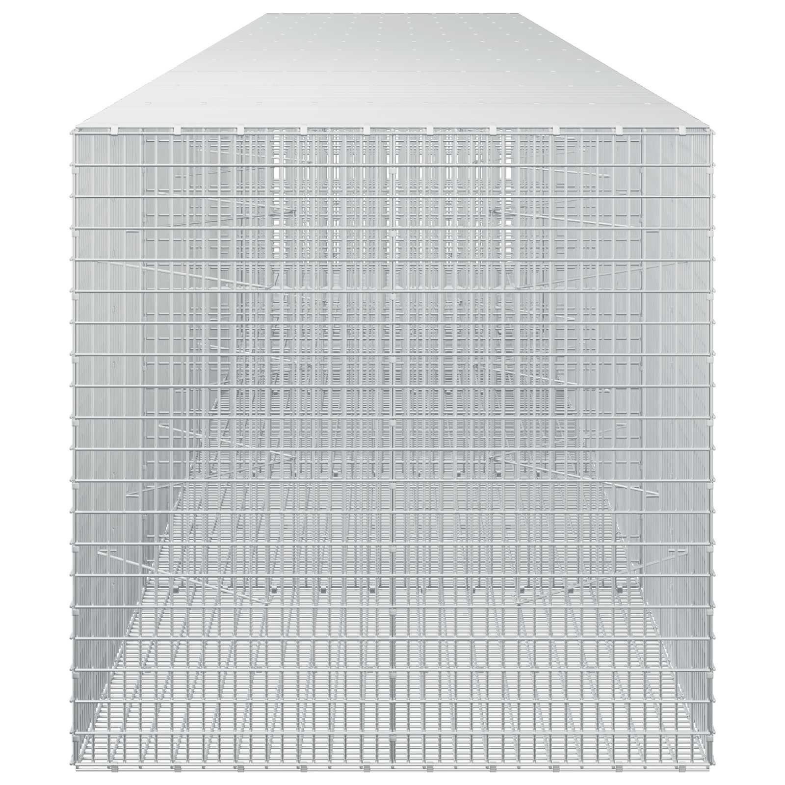 Gabion z žico 5 mm in mrežo 5x2,5 cm 550x100x100 cm