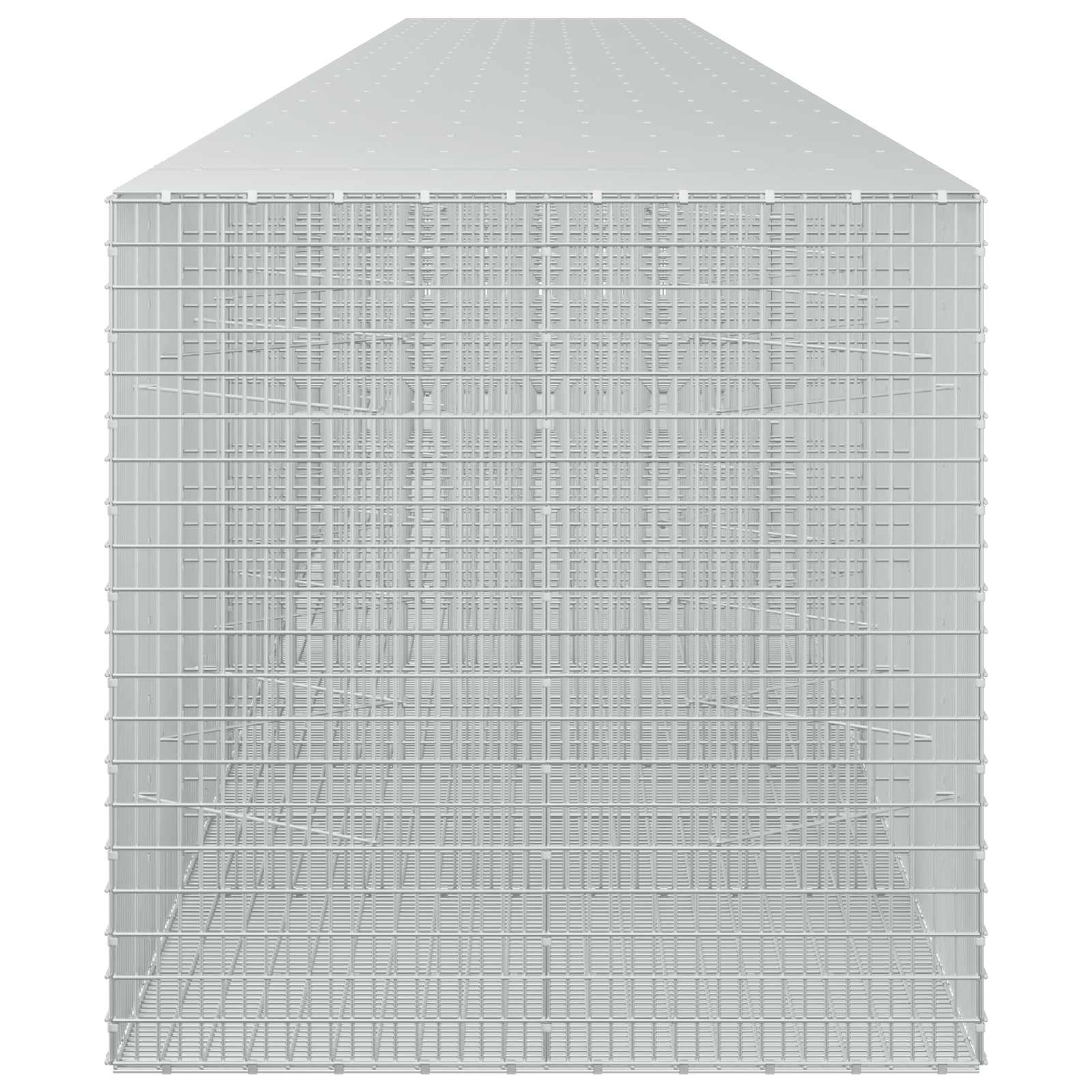 Gabion z žico 5 mm in mrežo 5x2,5 cm 1150x100x100 cm