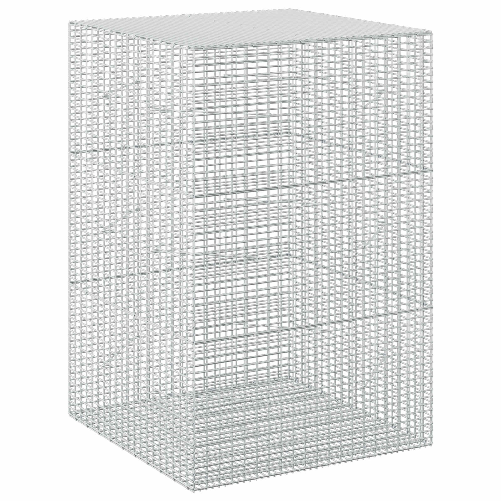vidaXL Gabion s drátem 5 mm a síťkou 5x2,5 cm 100x100x150 cm