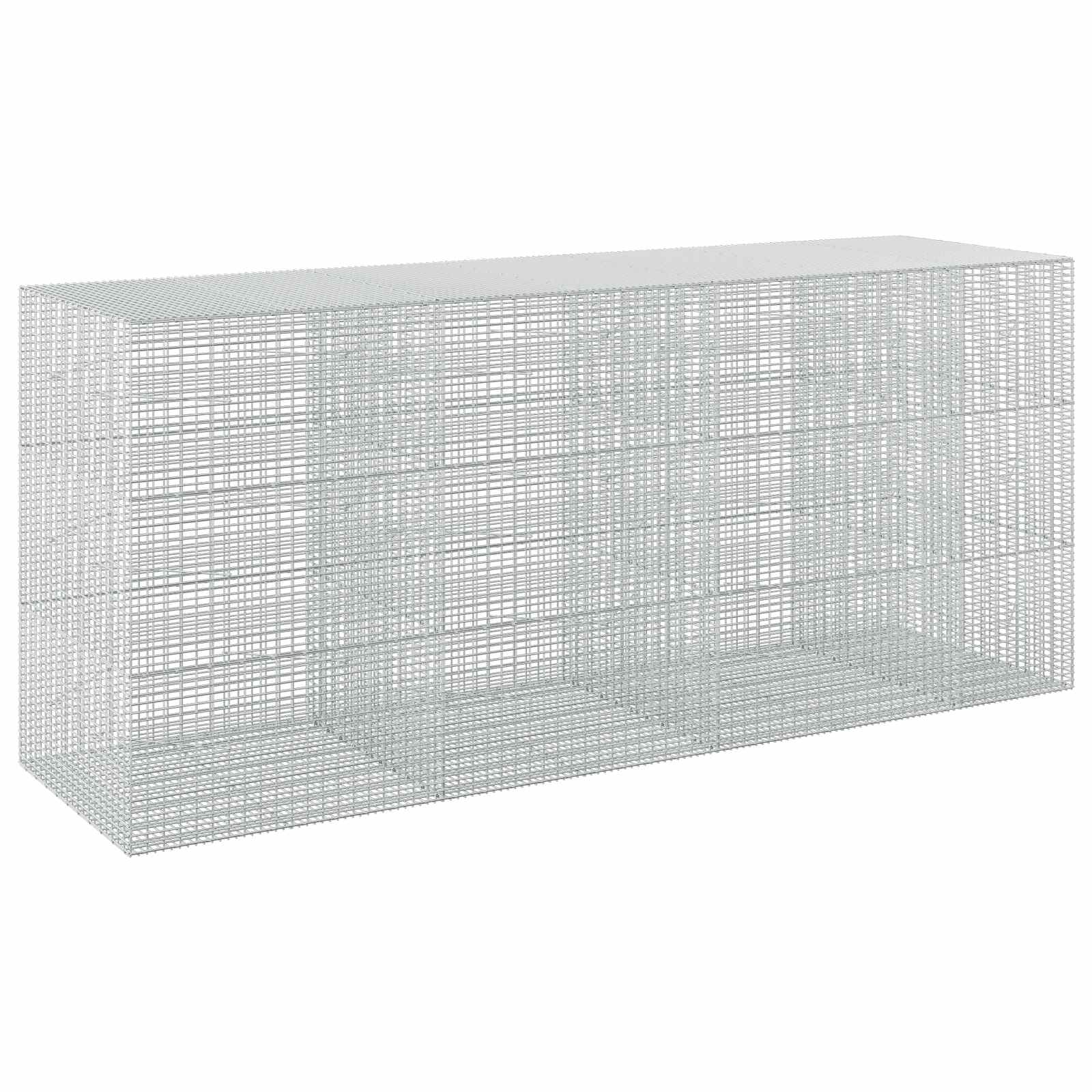 Gabion z žico 5 mm in mrežo 5x2,5 cm 350x100x150 cm