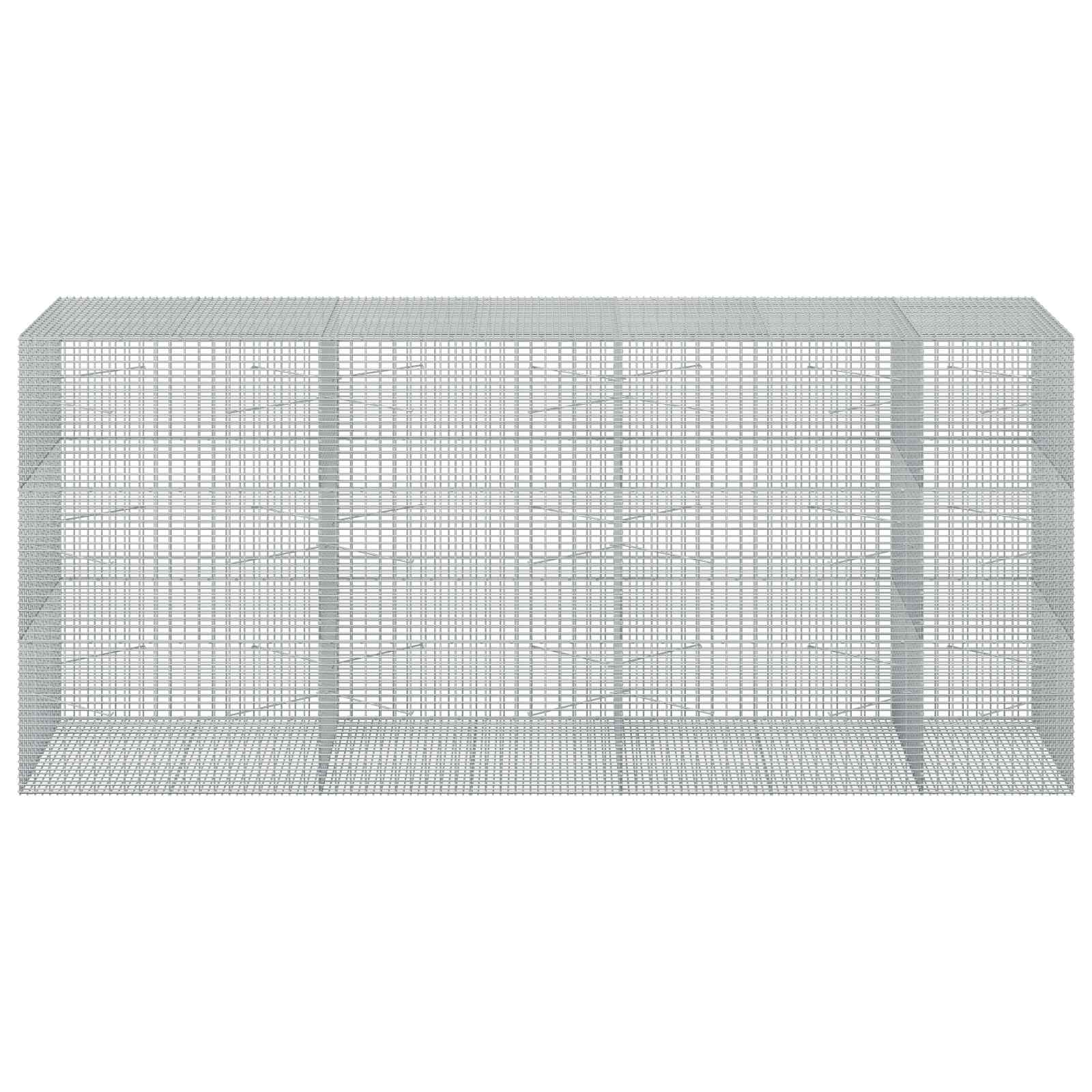 Gabion z žico 5 mm in mrežo 5x2,5 cm 350x100x150 cm